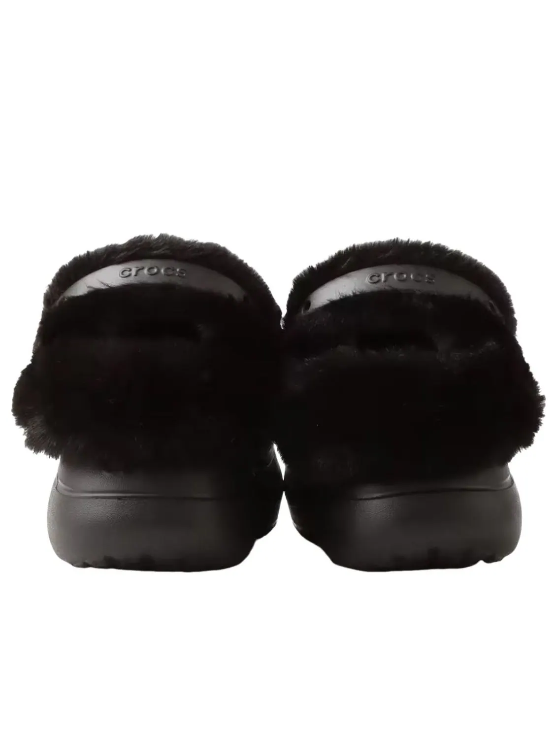 (WMNS) Crocs Bae Lined Clog 'Black' — изображение 5 из 6, черный
