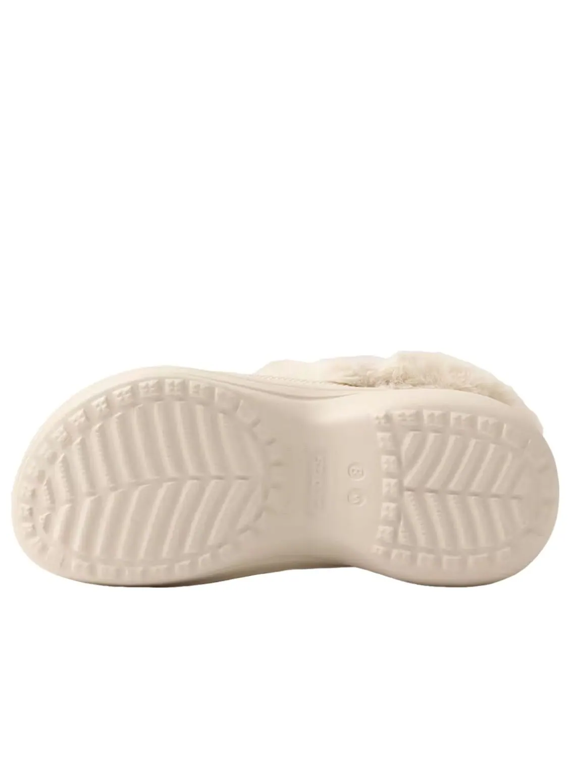(WMNS) Crocs Bae Lined Clog 'Stucco' — изображение 6 из 6, бежевый