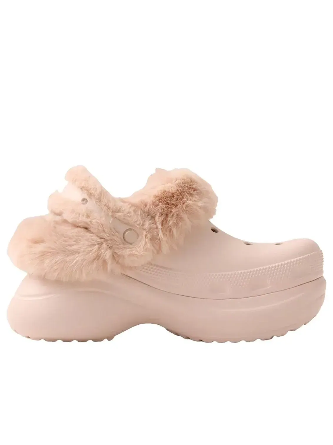Сабо Crocs Bae Lined Clog 'Quartz' 211753-6UR — изображение 2 из 6, розовый