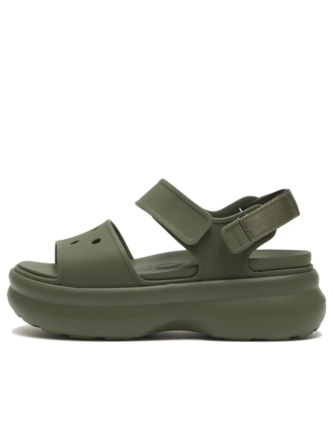 (WMNS) Сандалии Crocs Soho Y-Strap — изображение 1 из 5, зеленый
