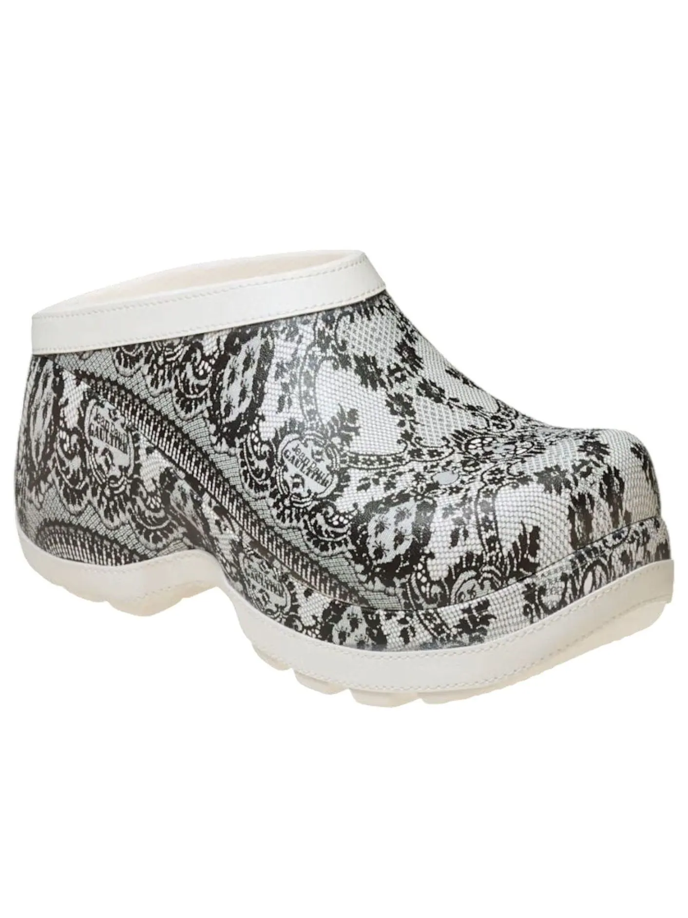 Crocs x Jean Paul Gaultier Hydra Clog 'Fishnet Chalk' — изображение 5 из 6, мел