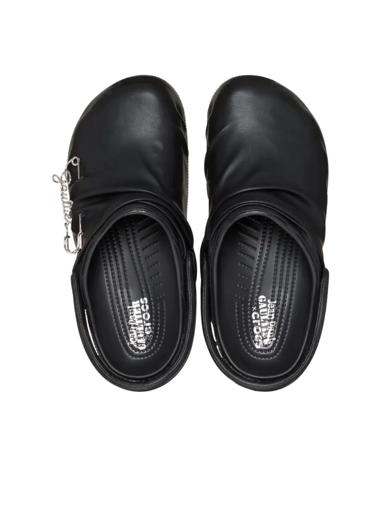 Сабо Crocs x Jean Paul Gaultier Classic Clog 'Draped Black' — изображение 3 из 6, черный