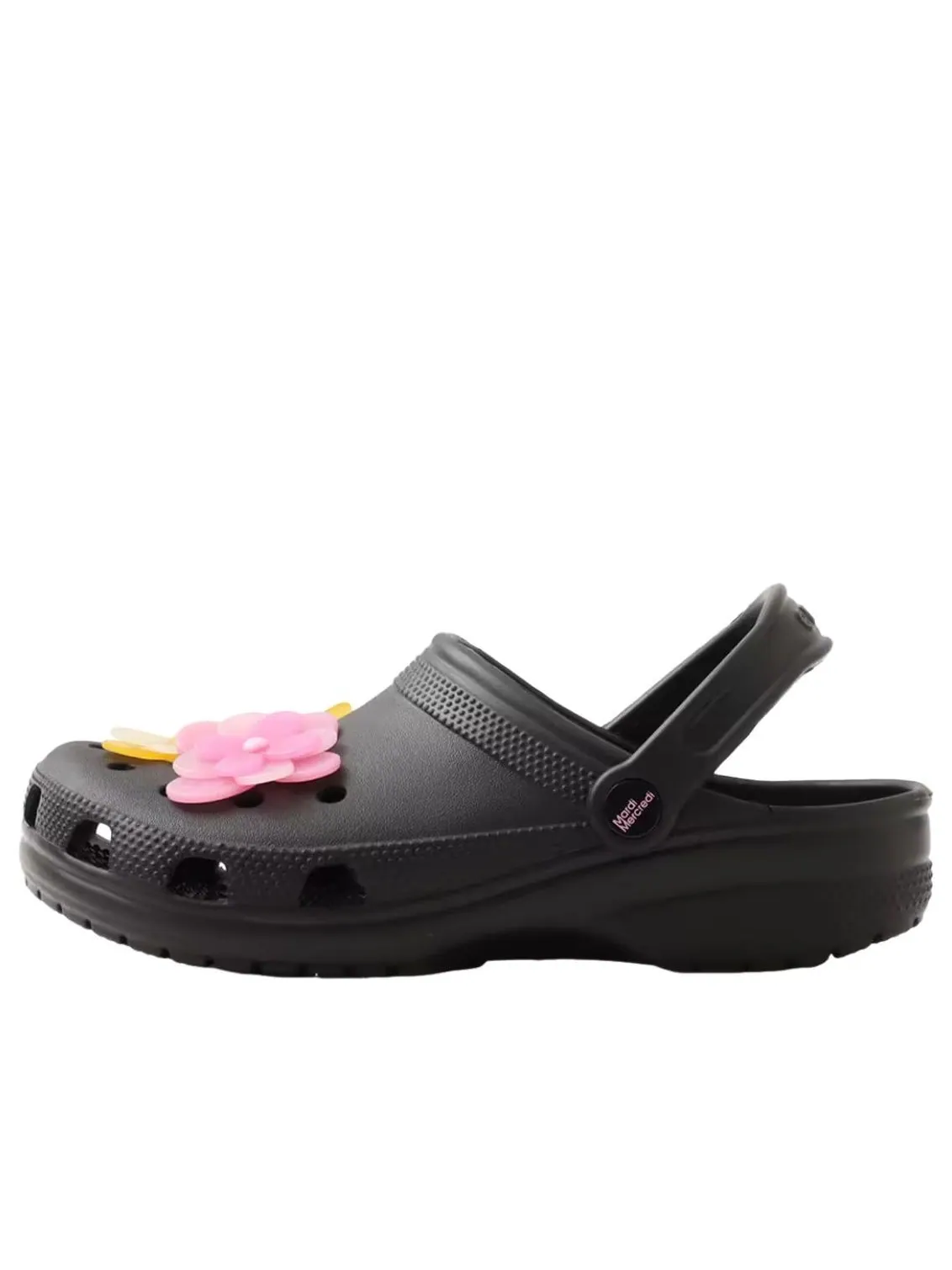 Crocs x Mardi Mercredi Классические сабо 'Черный' — изображение 1 из 6, черный/розовый