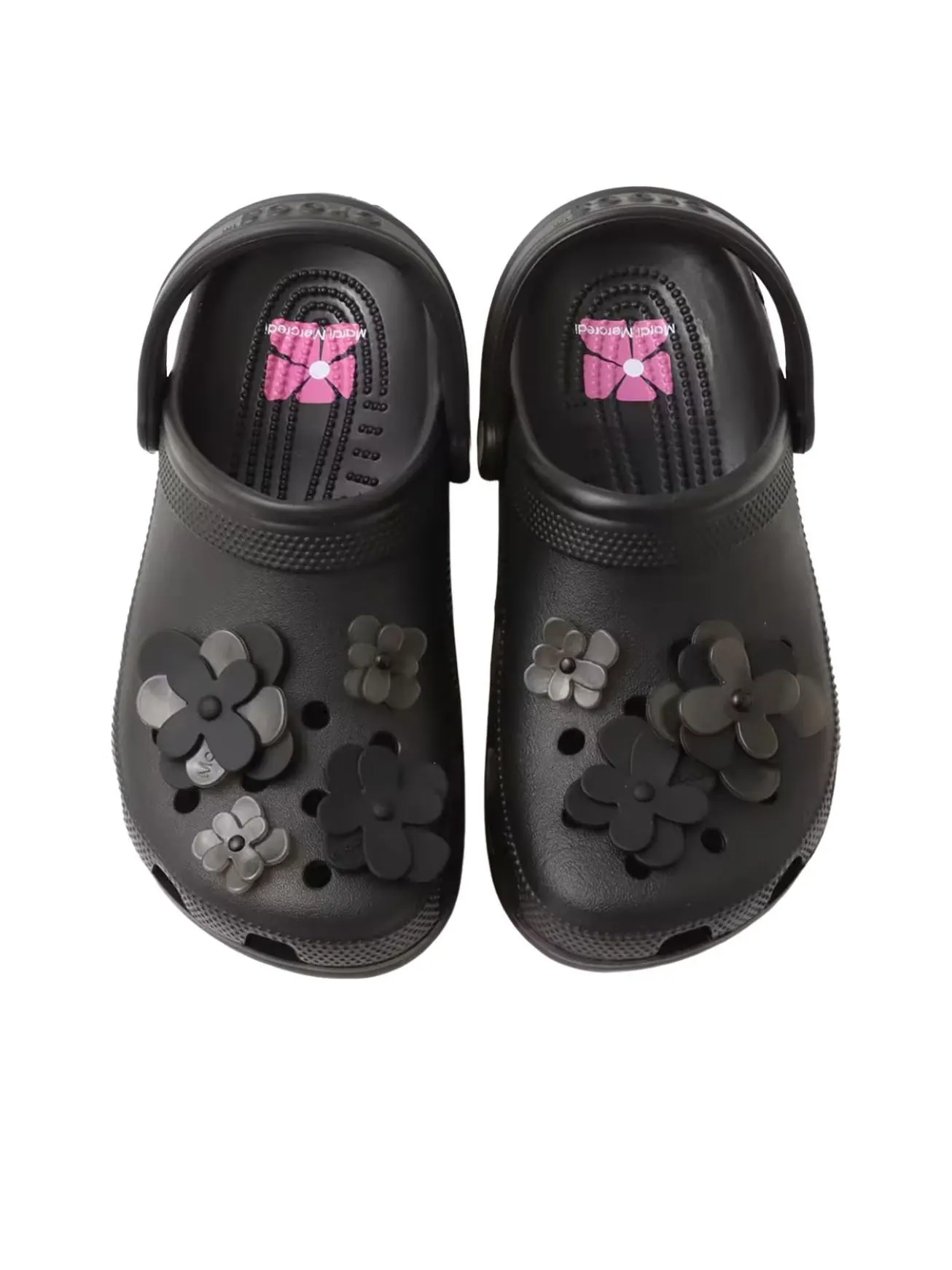 Crocs x Mardi Mercredi Classic Clog 'Black Black' — изображение 4 из 6, черный