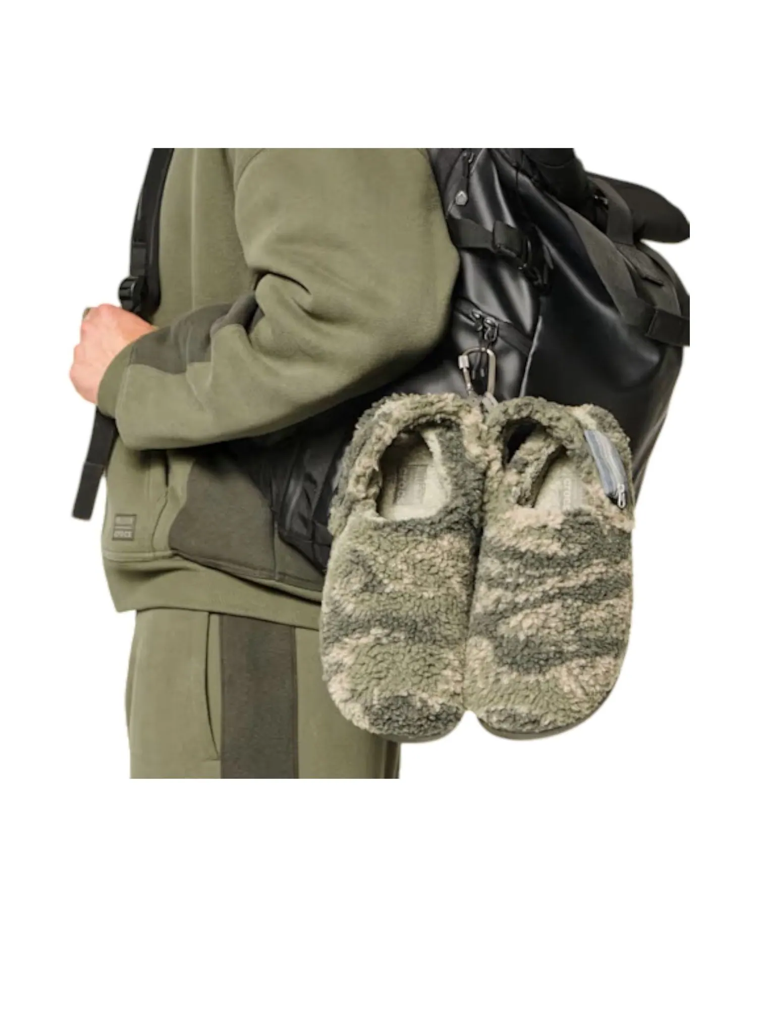 Crocs x Hollister Classic Unfurgettable Clog 'Dusty Olive' — изображение 4 из 4, оливковый