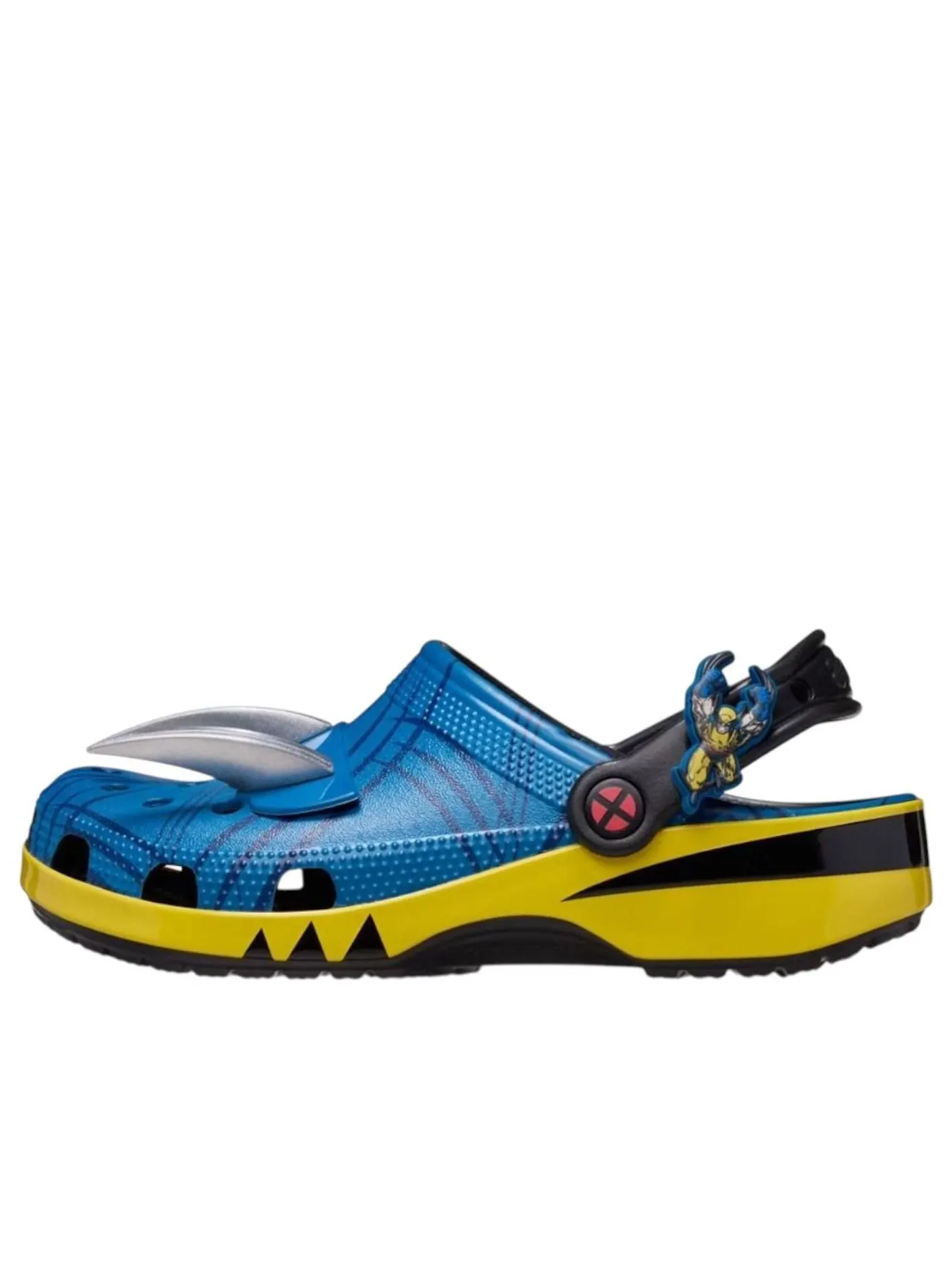 Crocs x Marvel Classic Clog 'Wolverine' — изображение 1 из 6, синий/желтый