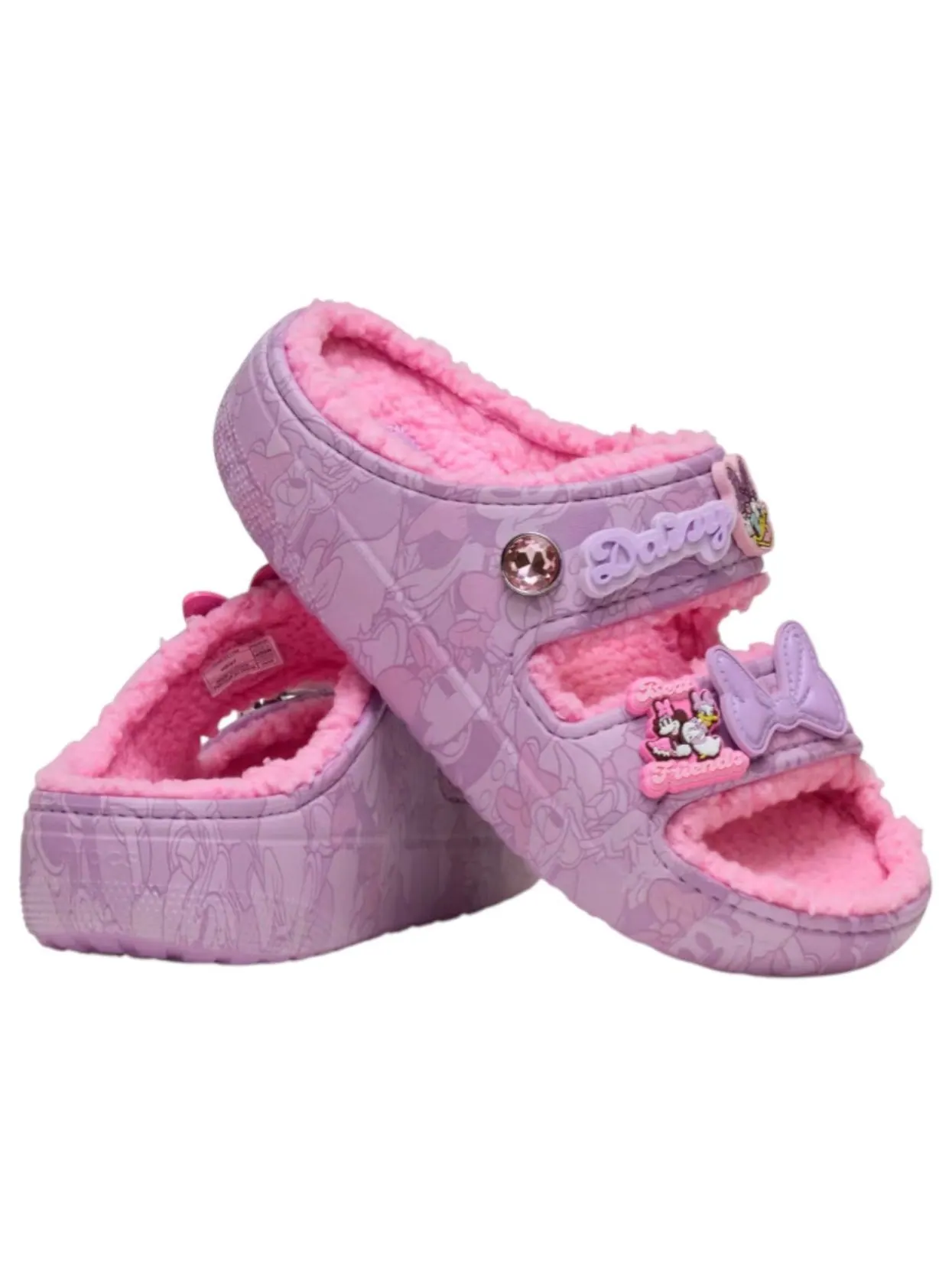 Сандалии (WMNS) Crocs Classic Crog 'Minnie and Daisy' — изображение 2 из 6, фиолетовый