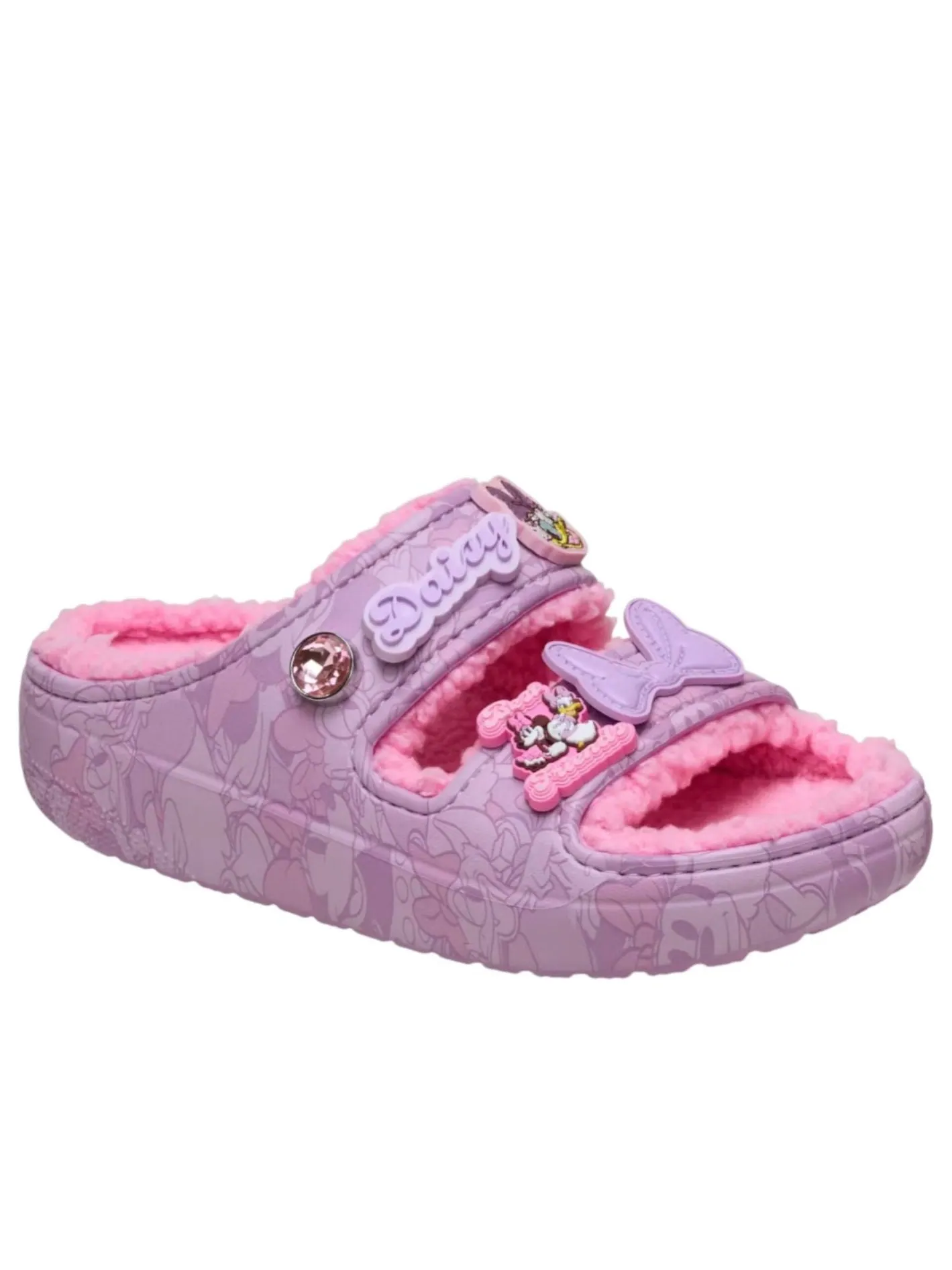 Сандалии (WMNS) Crocs Classic Crog 'Minnie and Daisy' — изображение 3 из 6, фиолетовый