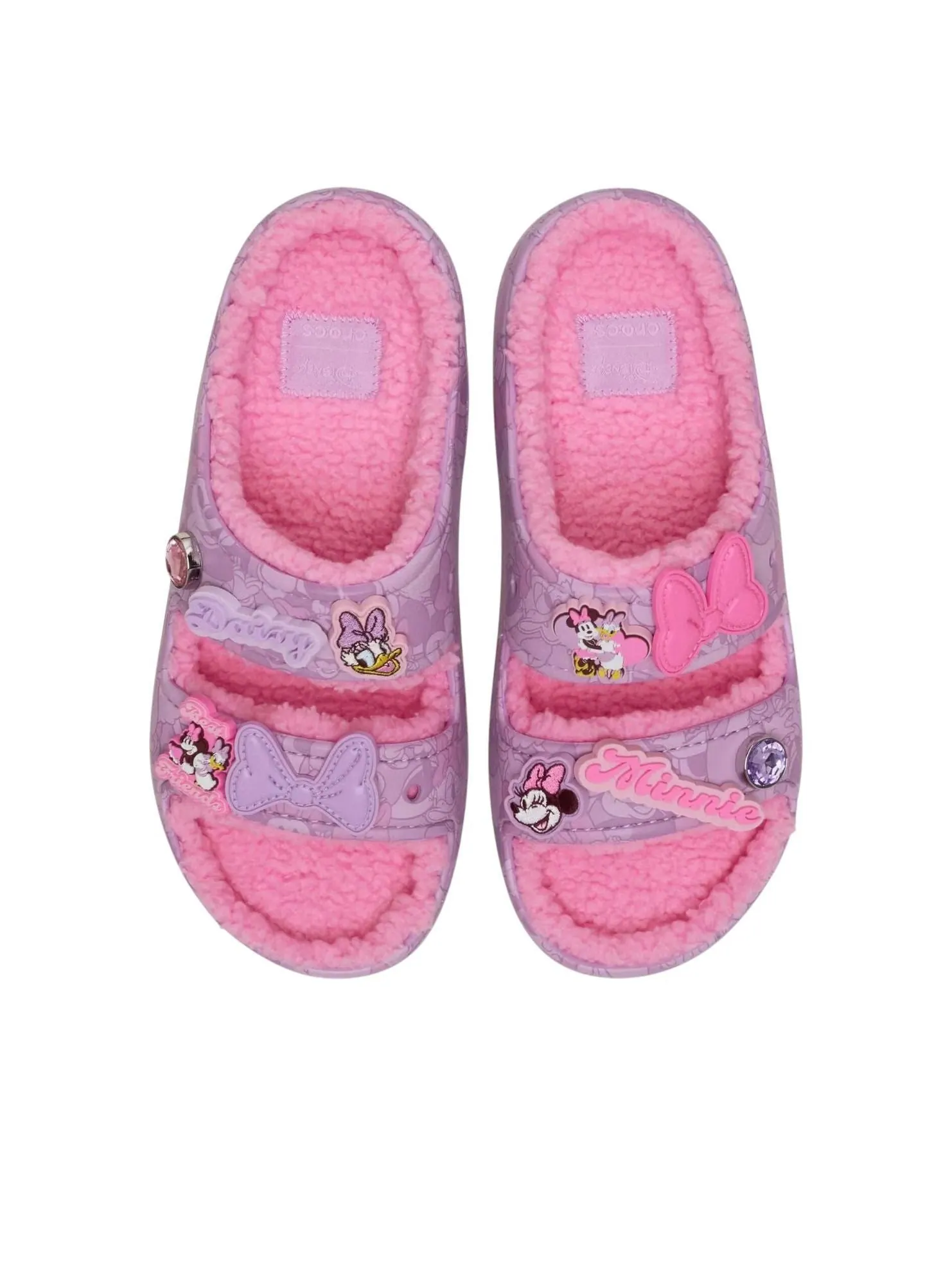 Сандалии (WMNS) Crocs Classic Crog 'Minnie and Daisy' — изображение 4 из 6, фиолетовый