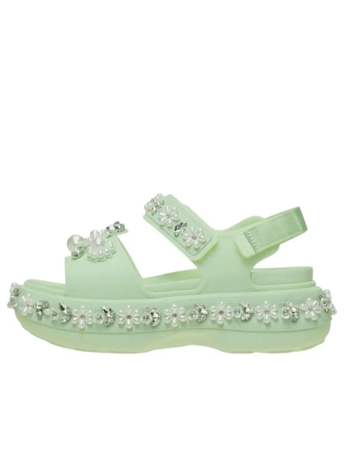 Сандалии Crocs x Simon Rocha Soho Sandal 'Jade' 211851-372 — изображение 1 из 4, зеленый