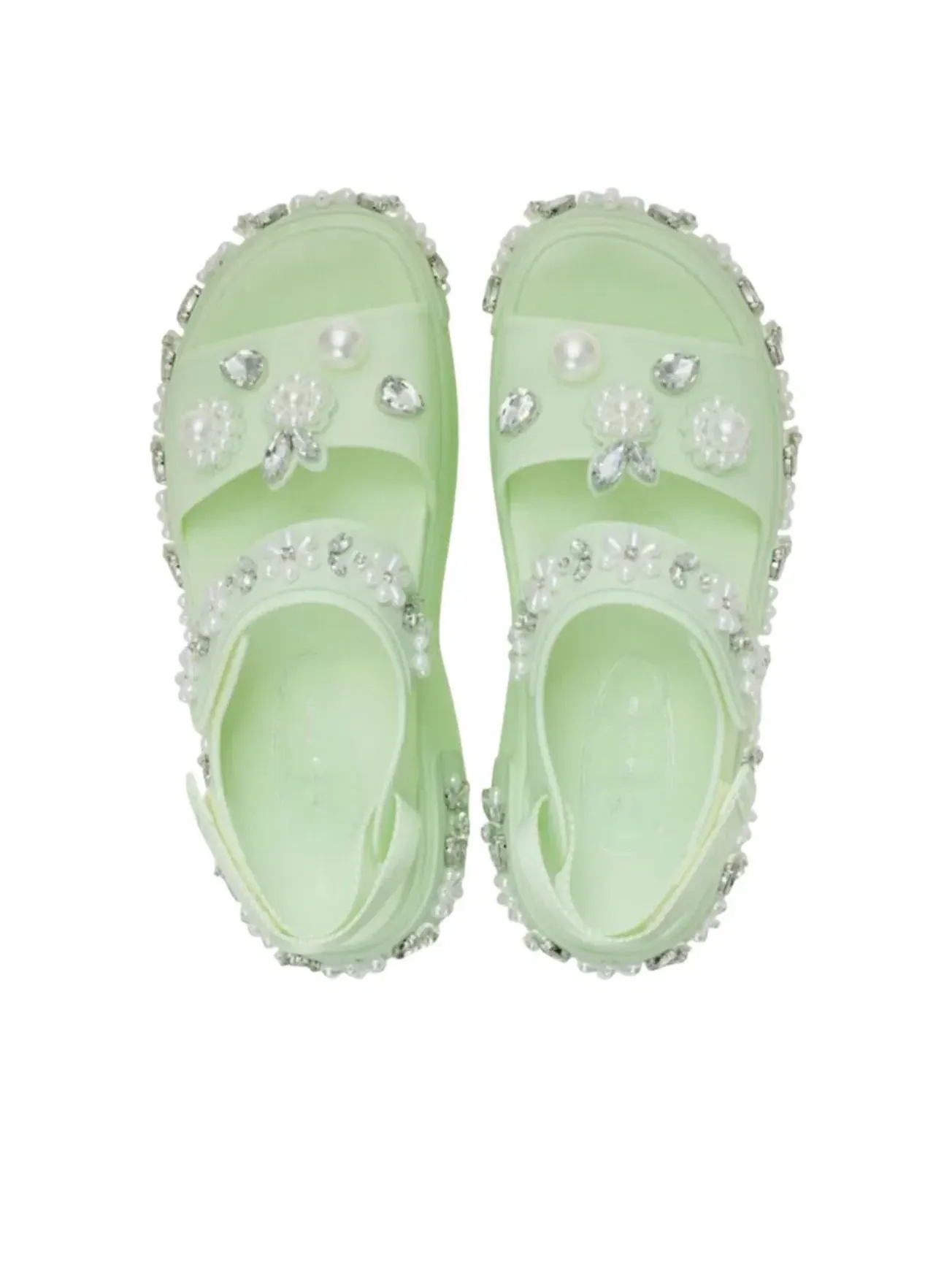 Сандалии Crocs x Simon Rocha Soho Sandal 'Jade' 211851-372 — изображение 3 из 4, зеленый