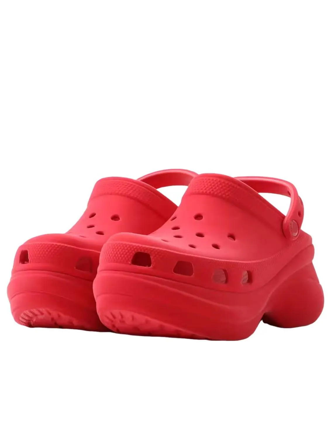 Crocs Bae Velvet Clog 'Digital Raspberry' — изображение 3 из 6, красный