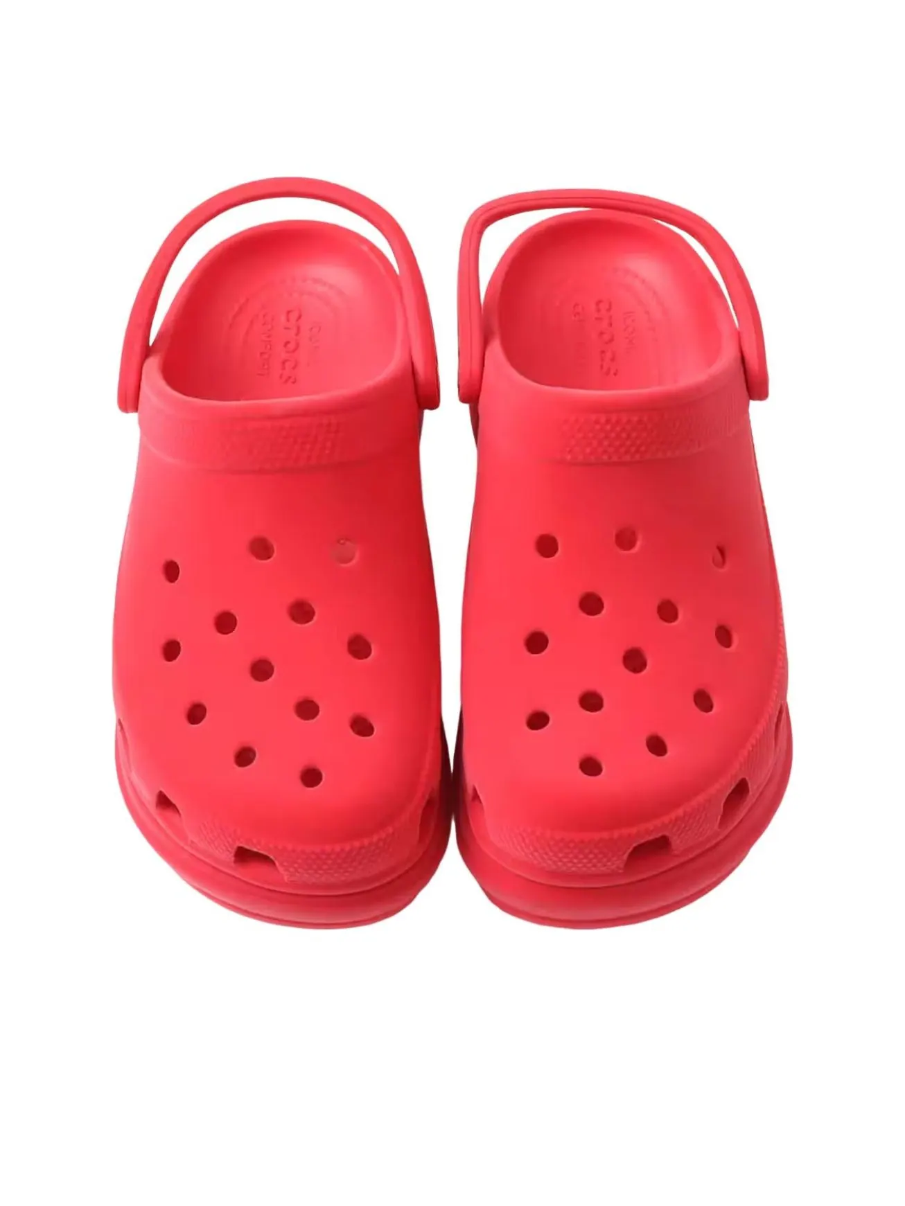 Crocs Bae Velvet Clog 'Digital Raspberry' — изображение 4 из 6, красный