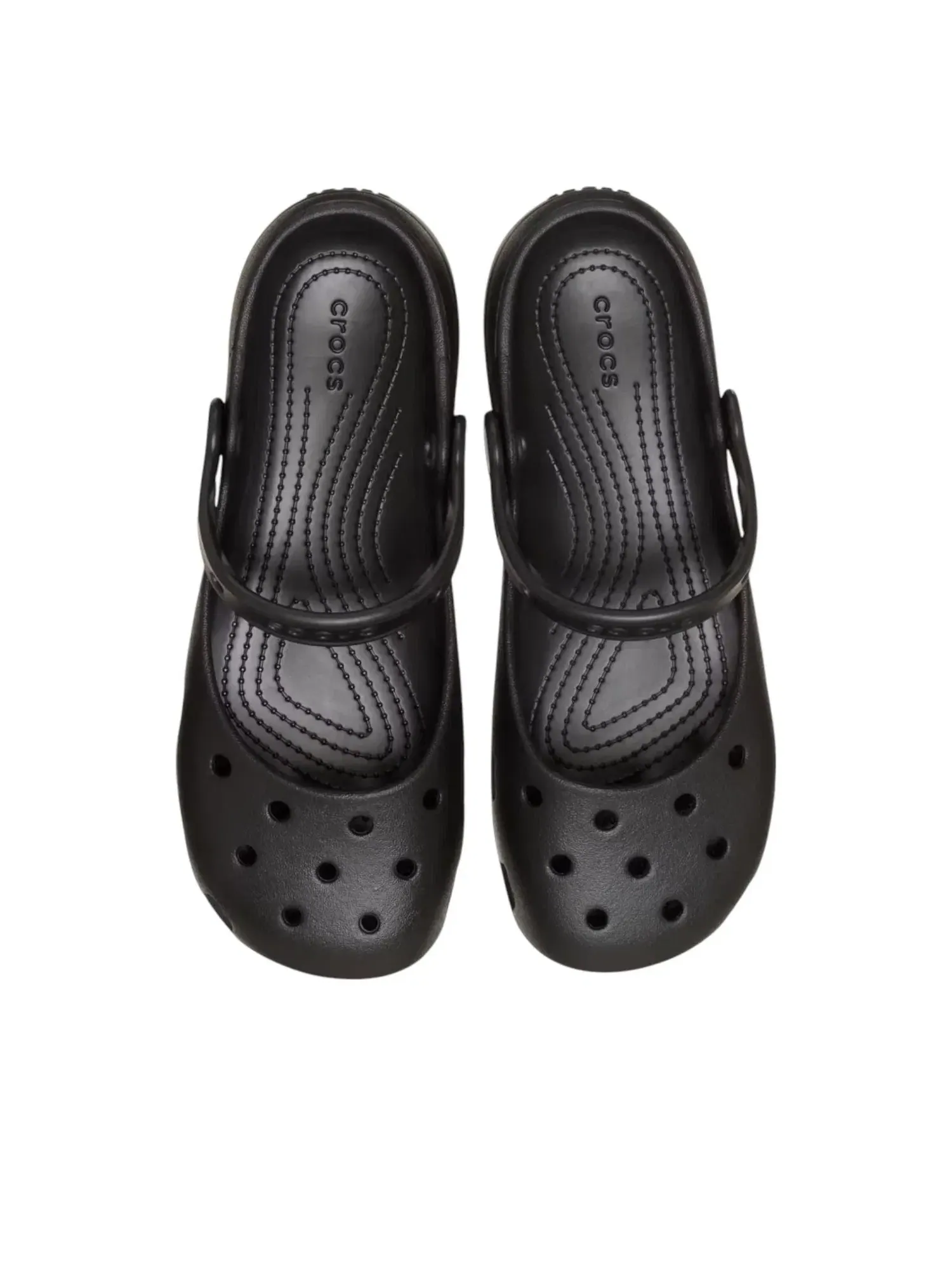 Женские балетки Crocs Classic Ballet — изображение 2 из 6, черный