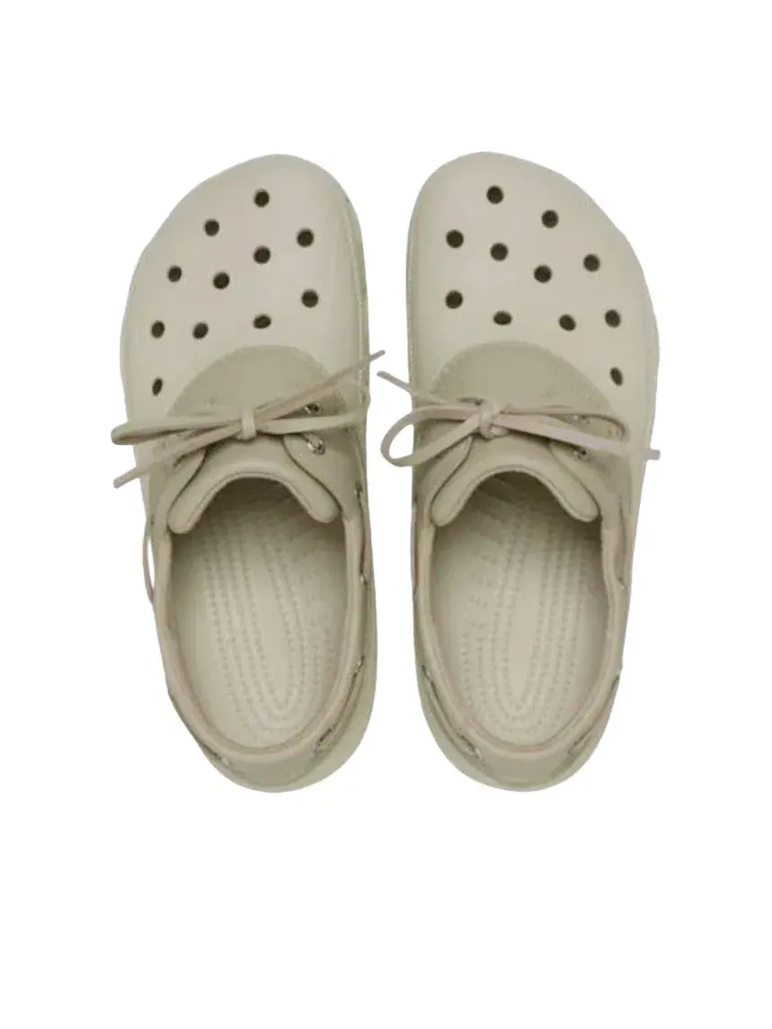 Мужские сандалии с закрытым носком Bone Moth Crocs — изображение 4 из 6, зеленый