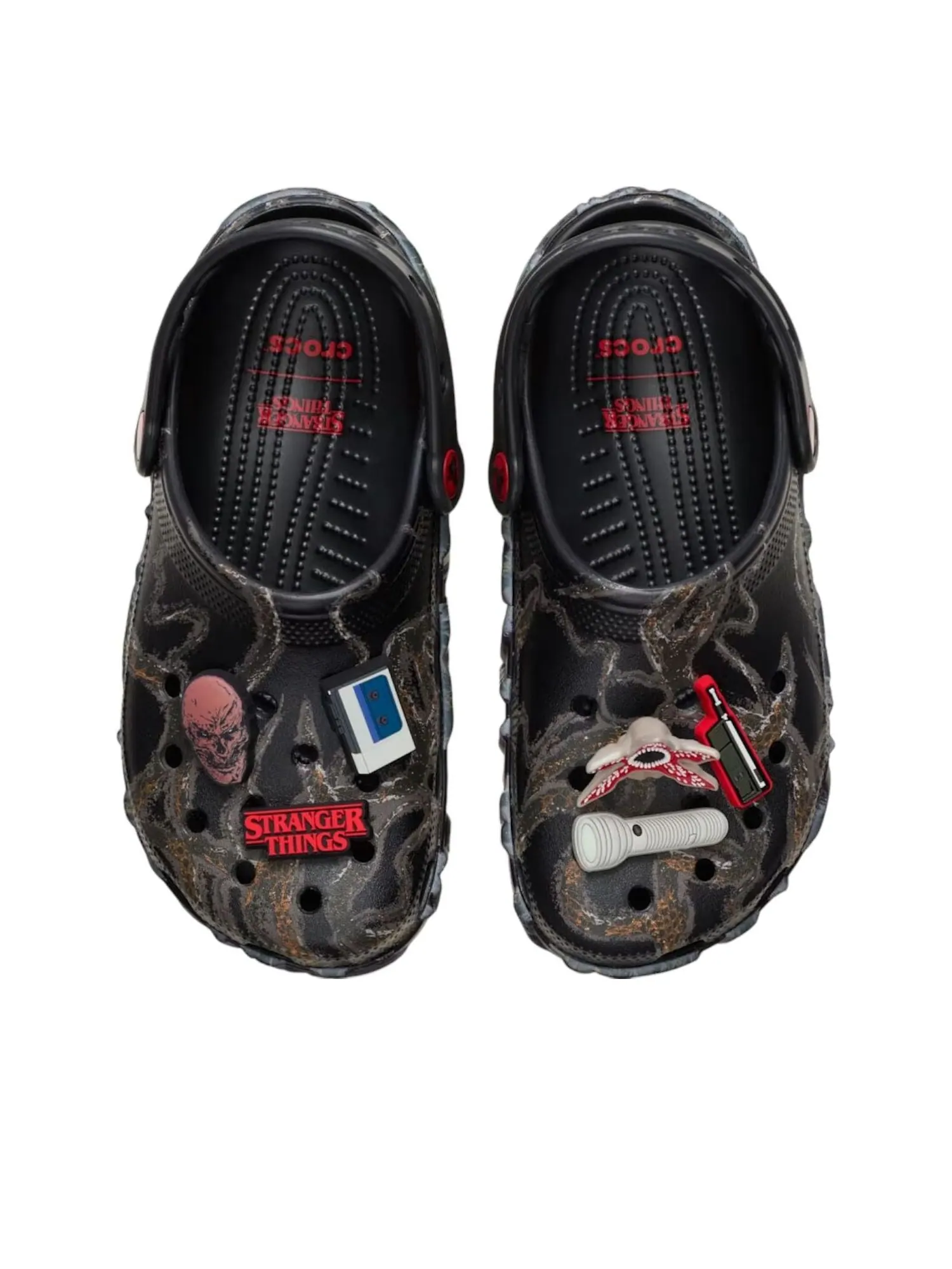 Crocs x Stranger Things Классические сабо «Изнанка» — изображение 3 из 6, черный