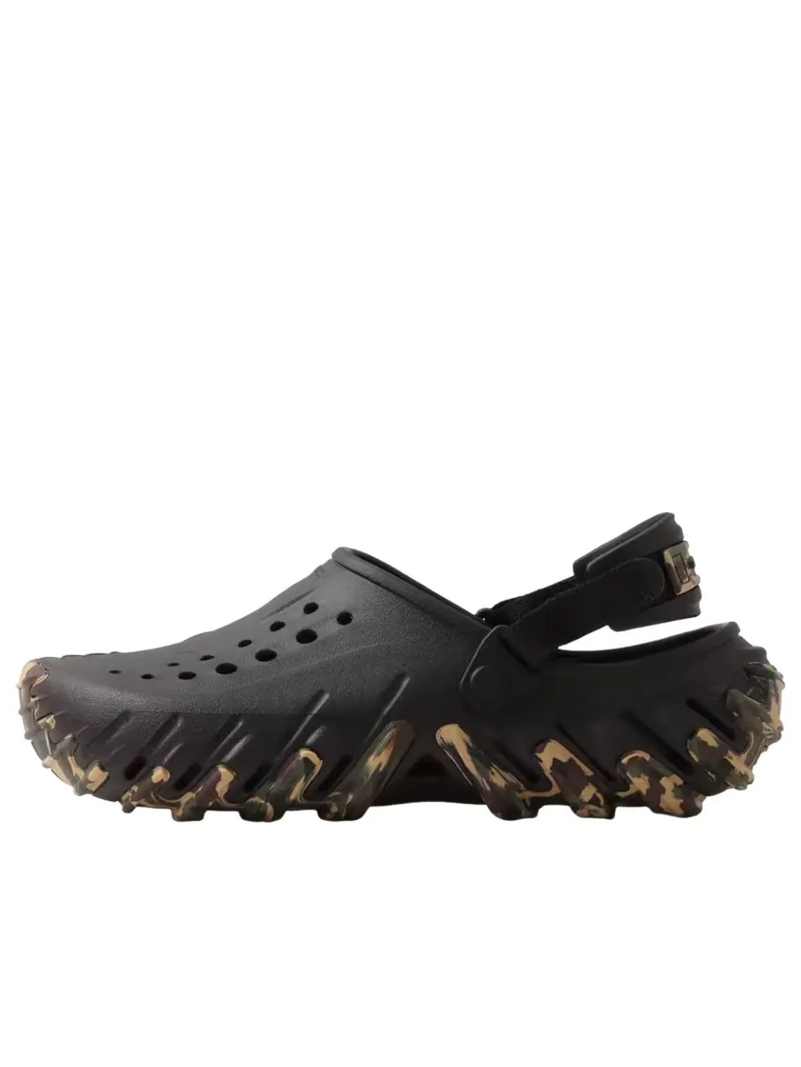 Crocs Echo Camo RO Clog 'Black Multicolor' — изображение 1 из 6, черный/мульти