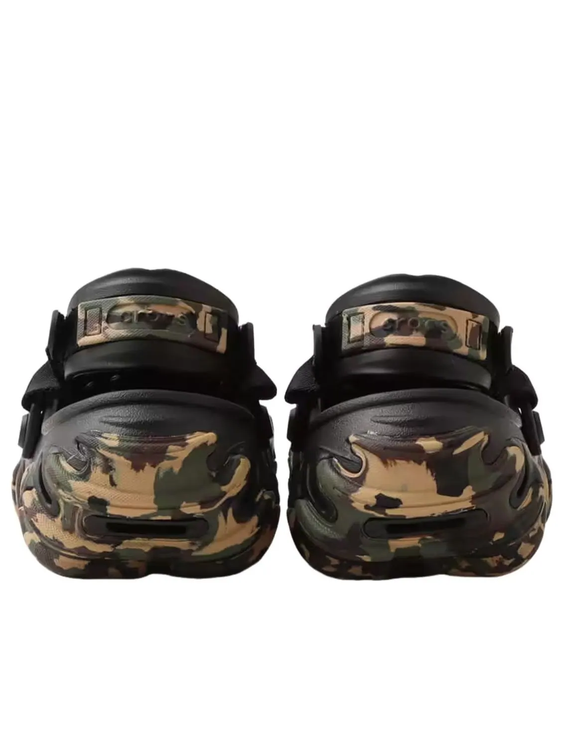 Crocs Echo Camo RO Clog 'Black Multicolor' — изображение 5 из 6, черный/мульти