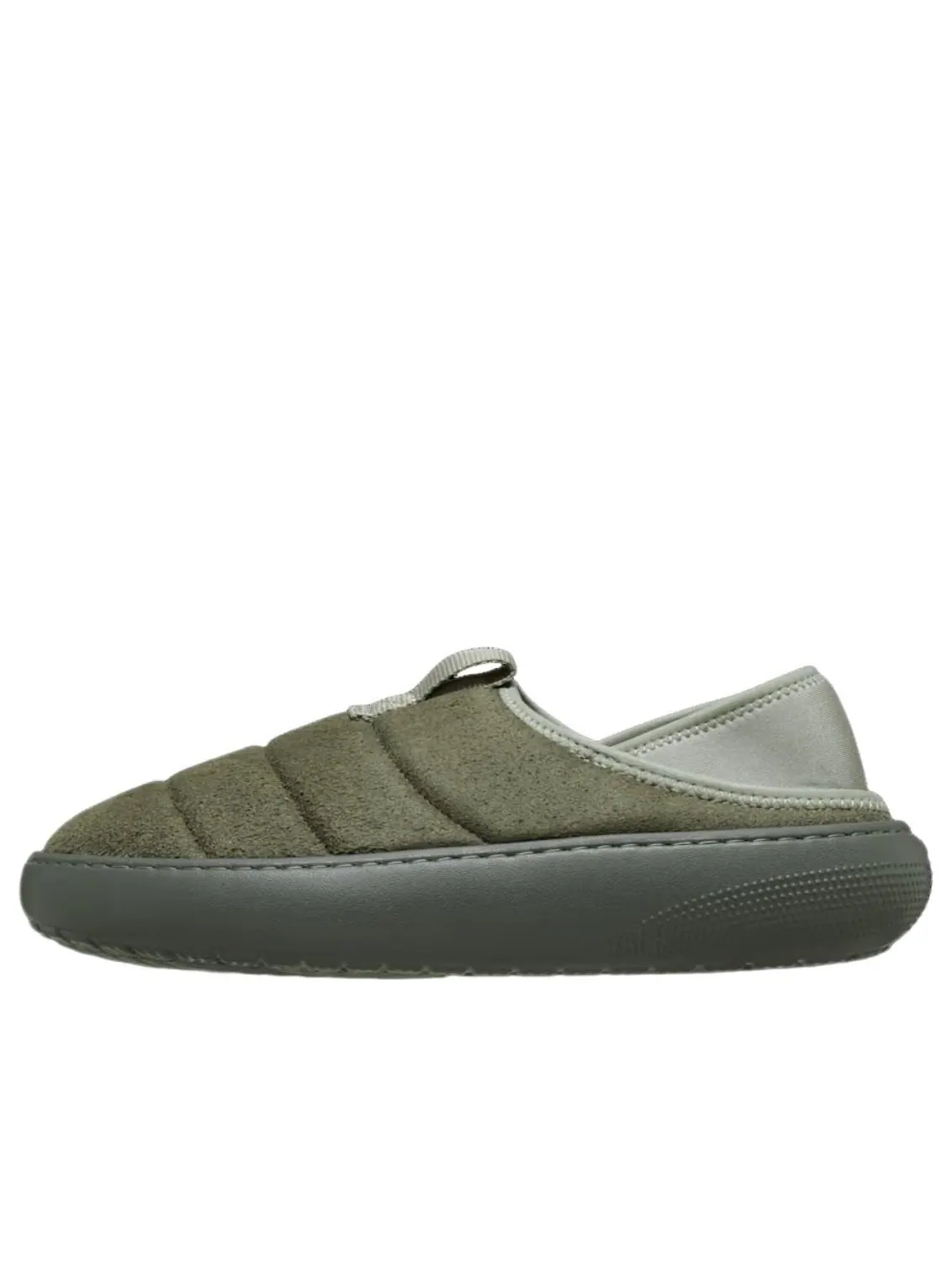 Crocs Classic Vegan Suede Moc 'Galactic Grey' — изображение 1 из 5, серый