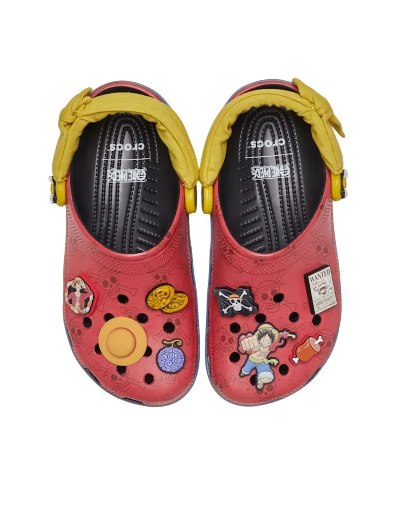 Сабо Crocs x One Piece Classic Clog 'Luffy' — изображение 3 из 5, красный