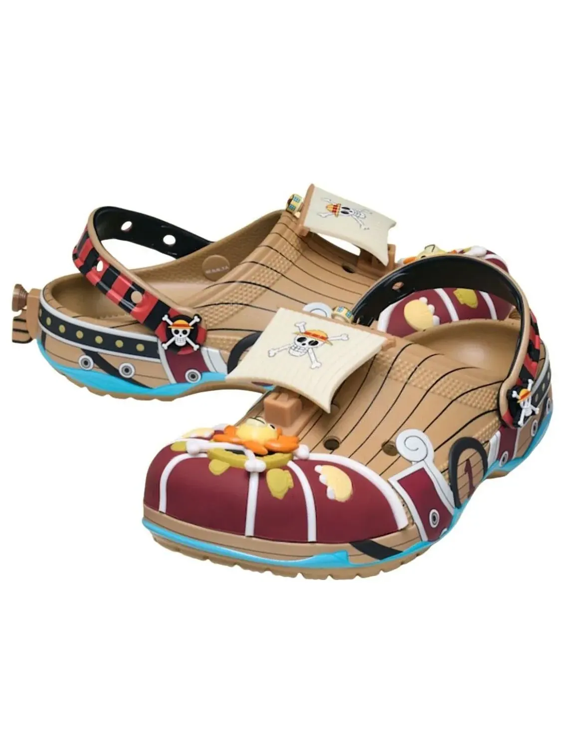 Сабо Crocs x One Piece Classic Clog 'Thousand Sunny' — изображение 2 из 5, коричневый