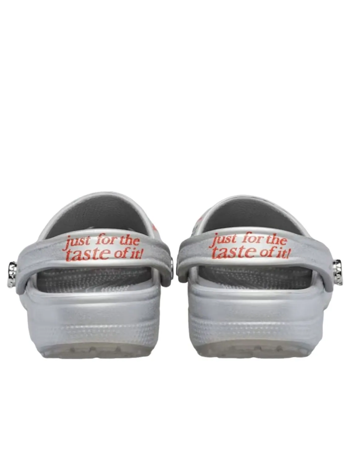 Crocs x Coca-Cola Classic Clog 'Diet Coke' — изображение 5 из 6, серебристый/красный