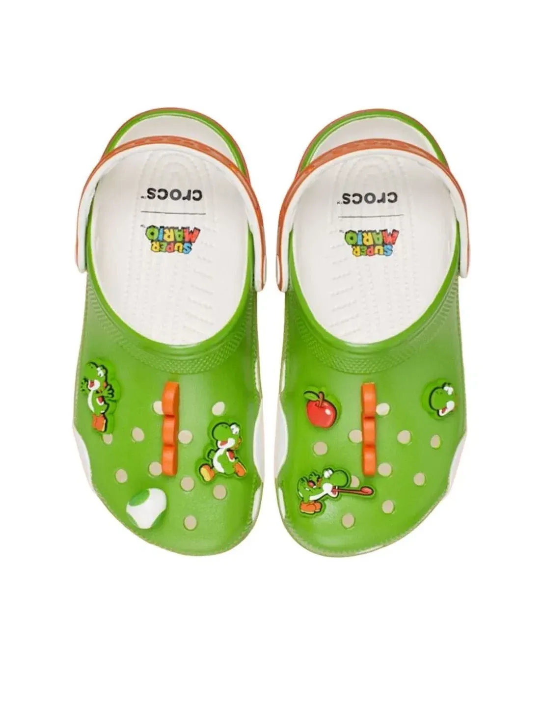 Мужские сандалии с принтом Classic Clog Yoshi Crocs — изображение 3 из 5, зеленый