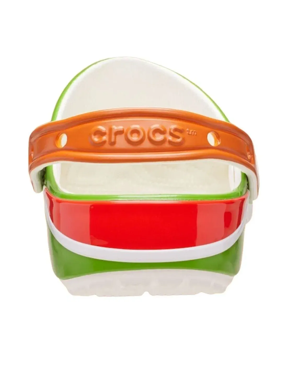 Мужские сандалии с принтом Classic Clog Yoshi Crocs — изображение 4 из 5, зеленый