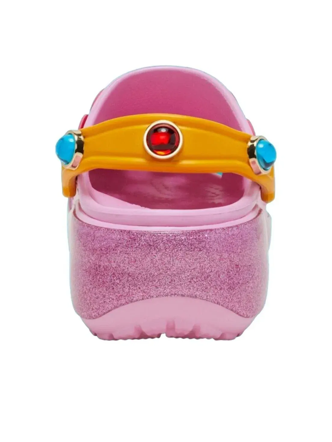 Женские сандалии-клоги с принтом Classic Clog Princess Peach Crocs — изображение 4 из 5, оливковый зеленый