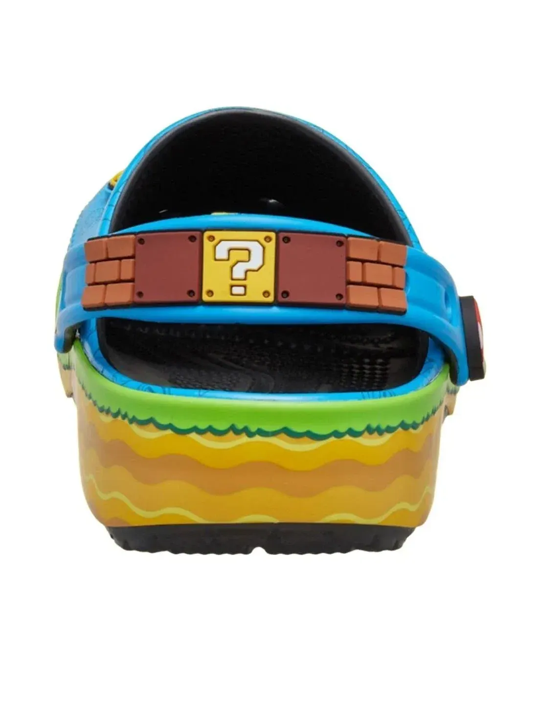 Мужские сабо с принтом Super Mario Crocs Classic Clog — изображение 4 из 5, синий