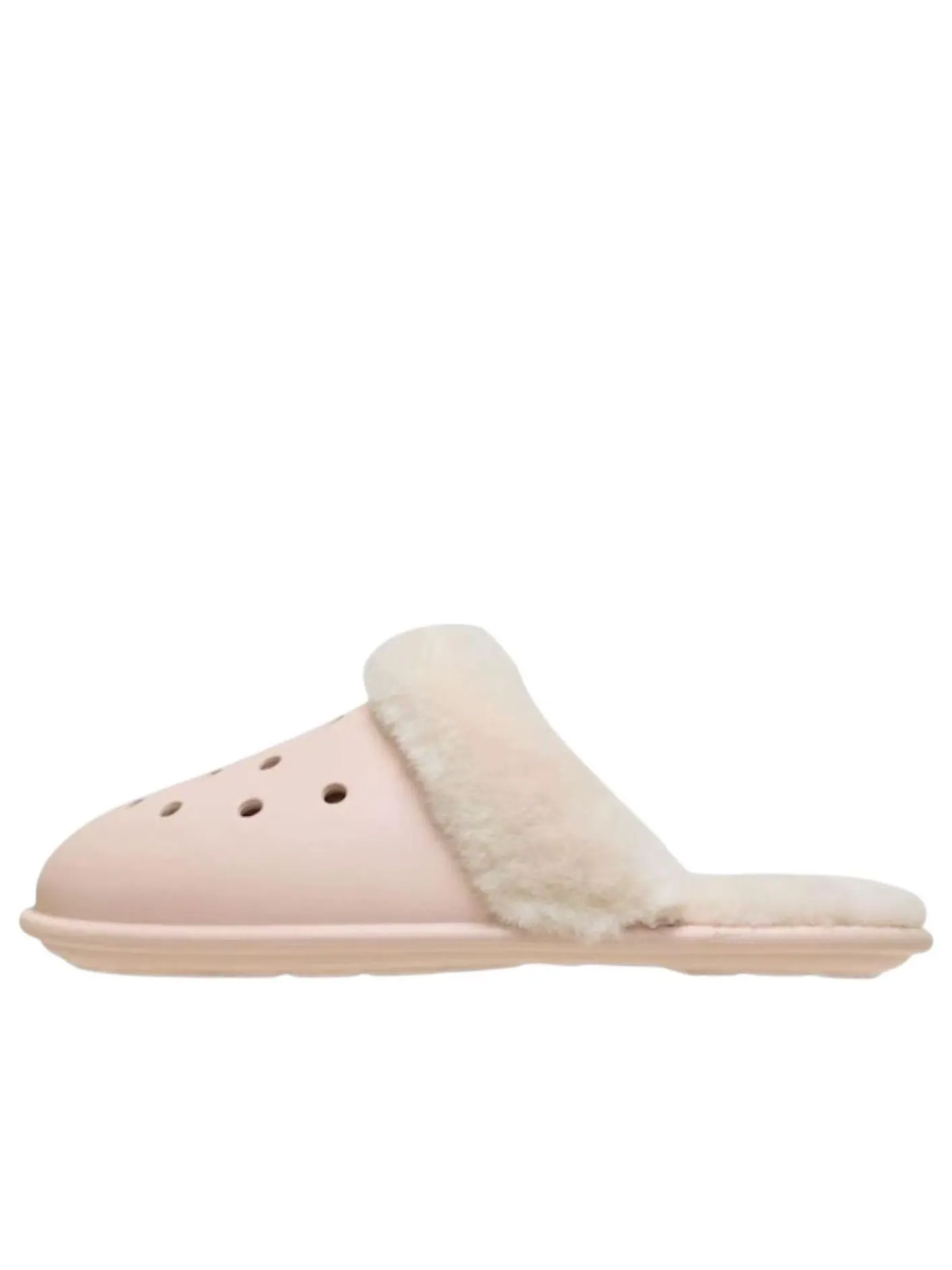 Crocs Classic Fuzz Scuff 'Quartz' — изображение 1 из 6, серый