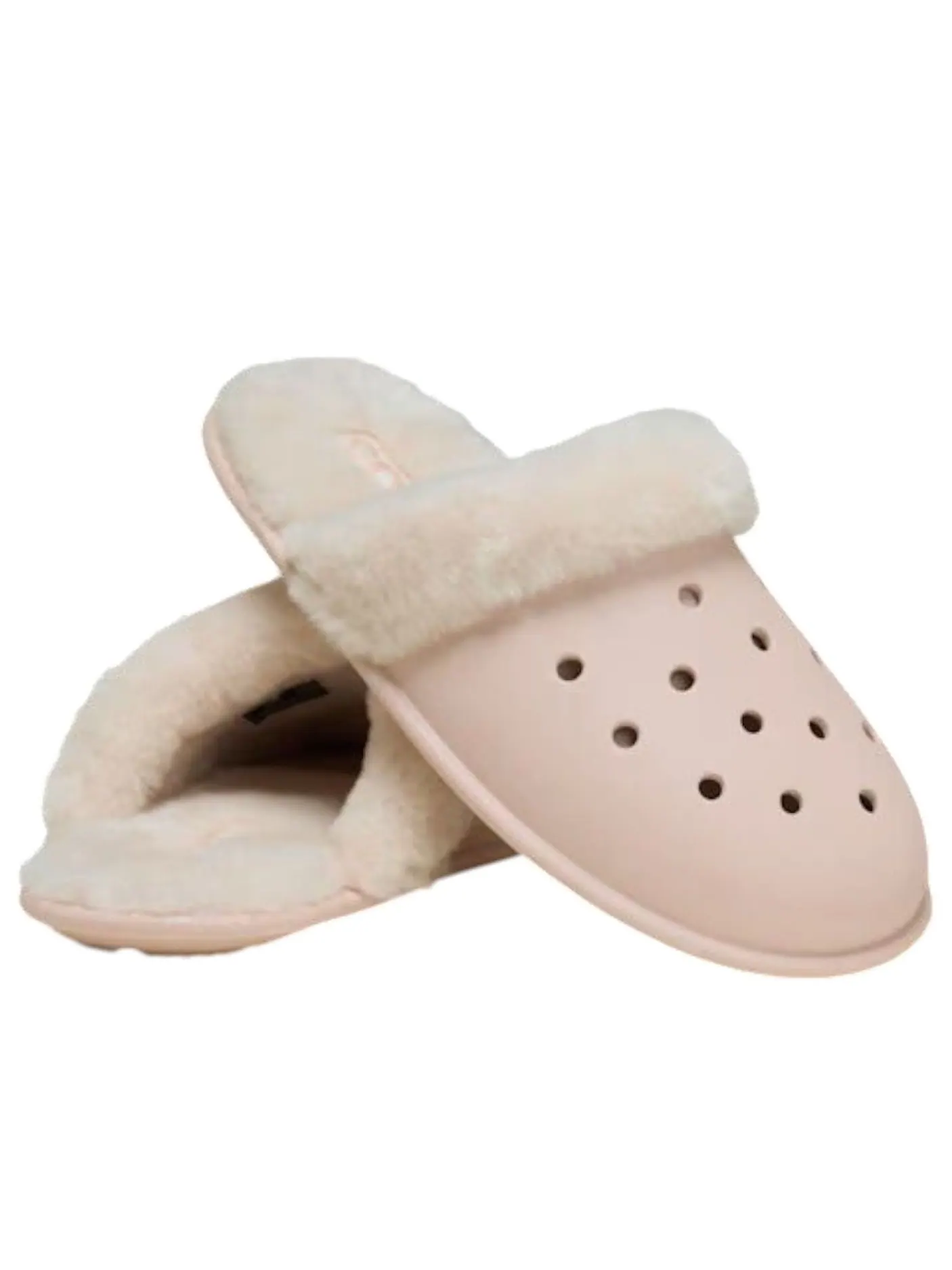 Crocs Classic Fuzz Scuff 'Quartz' — изображение 2 из 6, серый