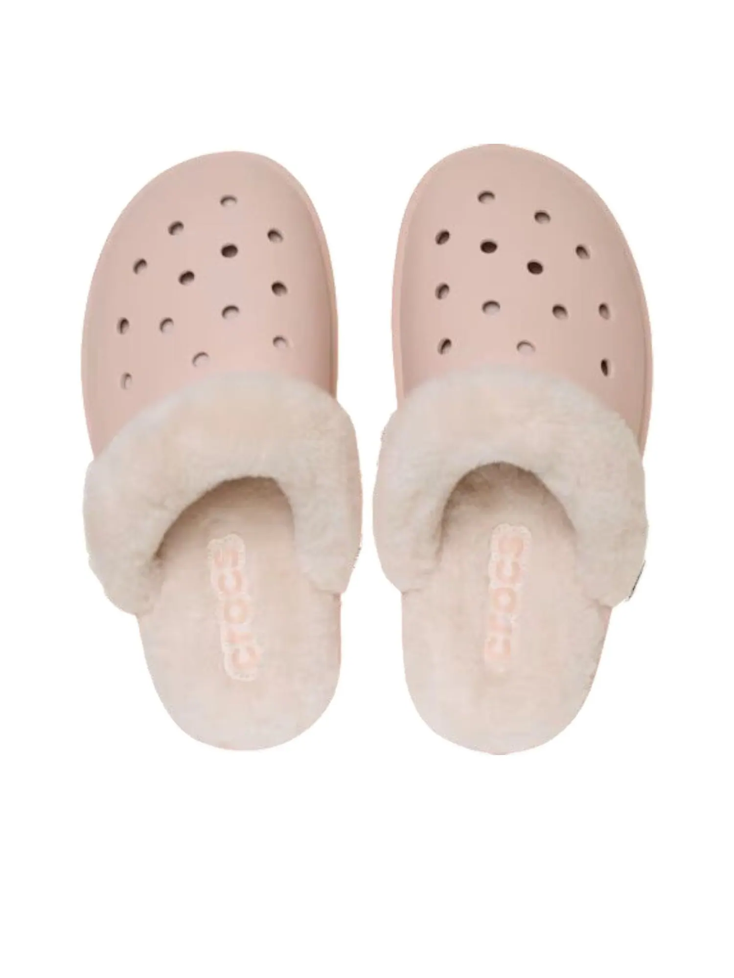 Crocs Classic Fuzz Scuff 'Quartz' — изображение 3 из 6, серый