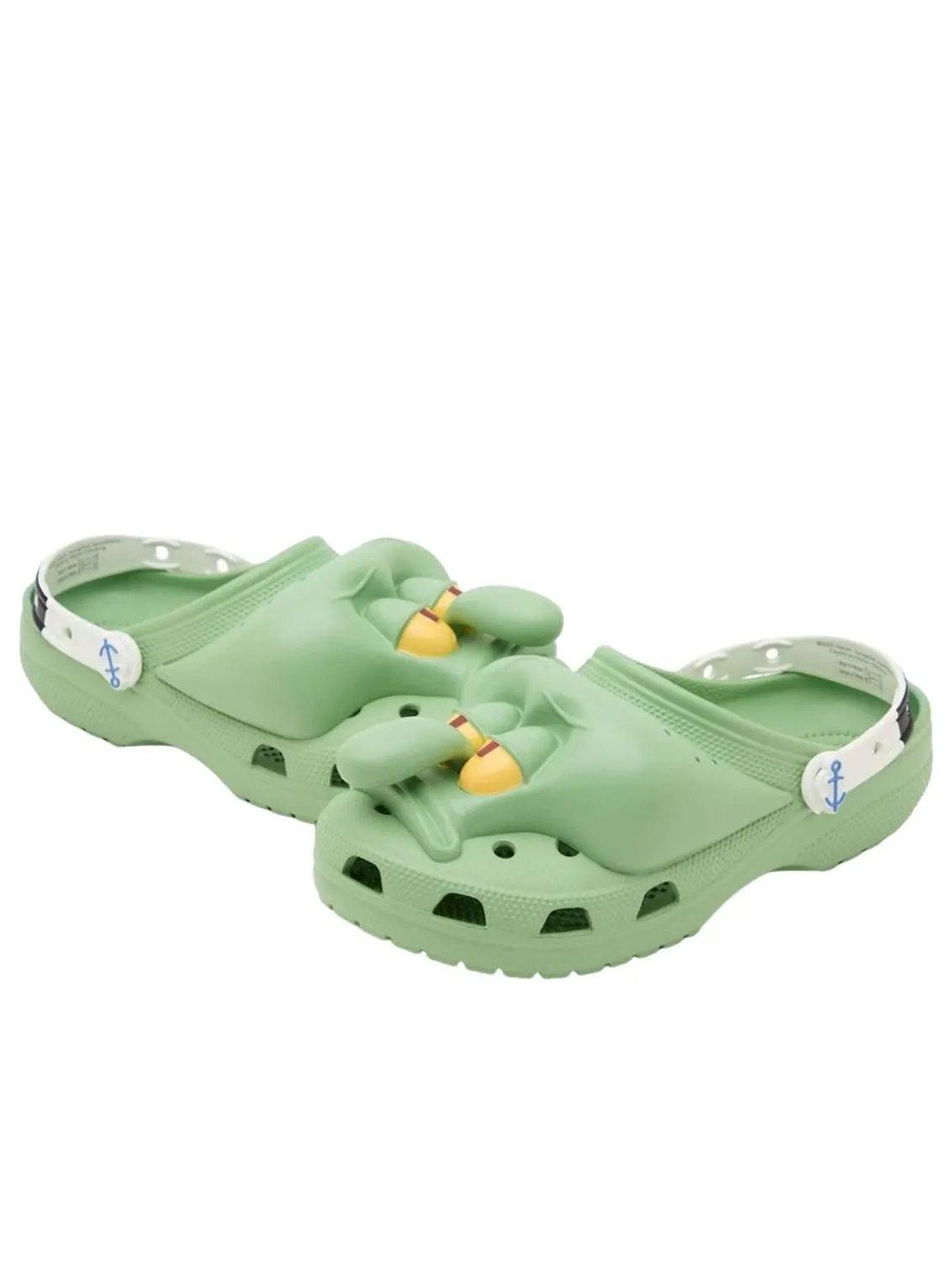 Классические сабо Crocs x SpongeBob SquarePants 'Squidward' — изображение 2 из 4, зеленый