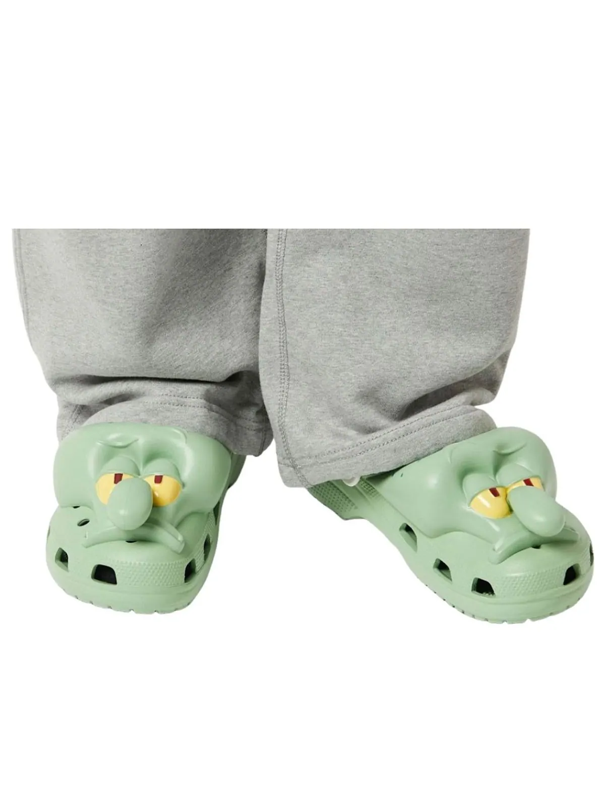 Классические сабо Crocs x SpongeBob SquarePants 'Squidward' — изображение 4 из 4, зеленый