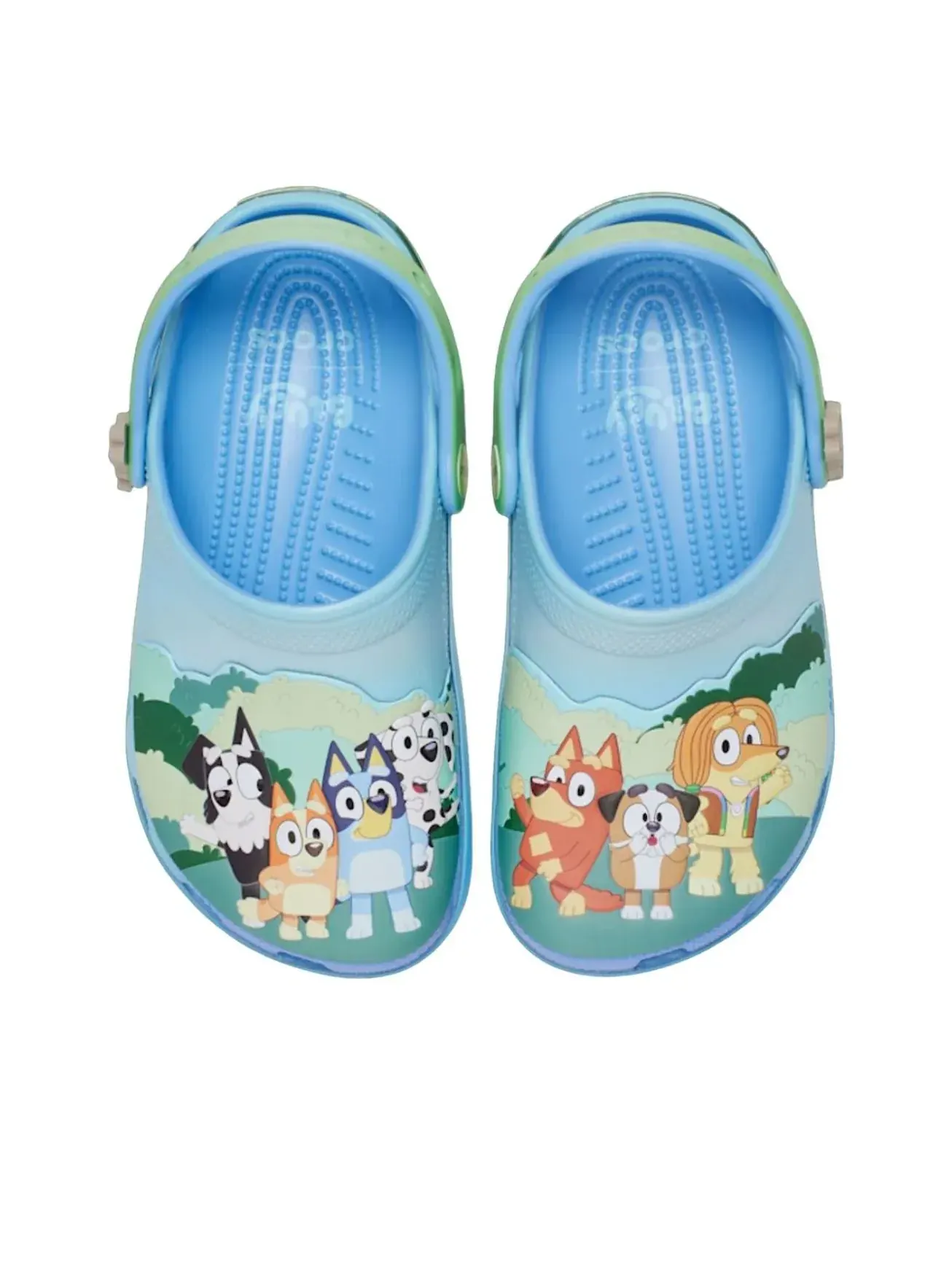 Сабо (TD) Crocs x Bluey Classic Clog 'Blue' — изображение 2 из 5, синий