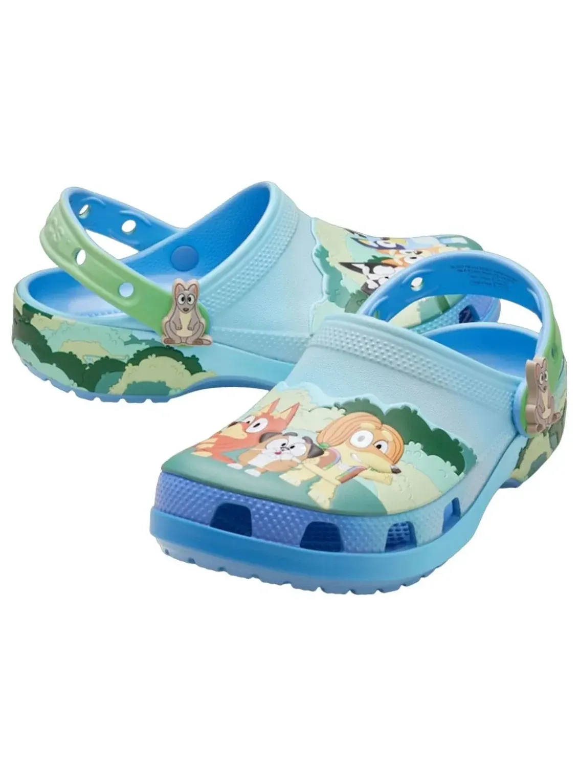 Сабо (TD) Crocs x Bluey Classic Clog 'Blue' — изображение 5 из 5, синий