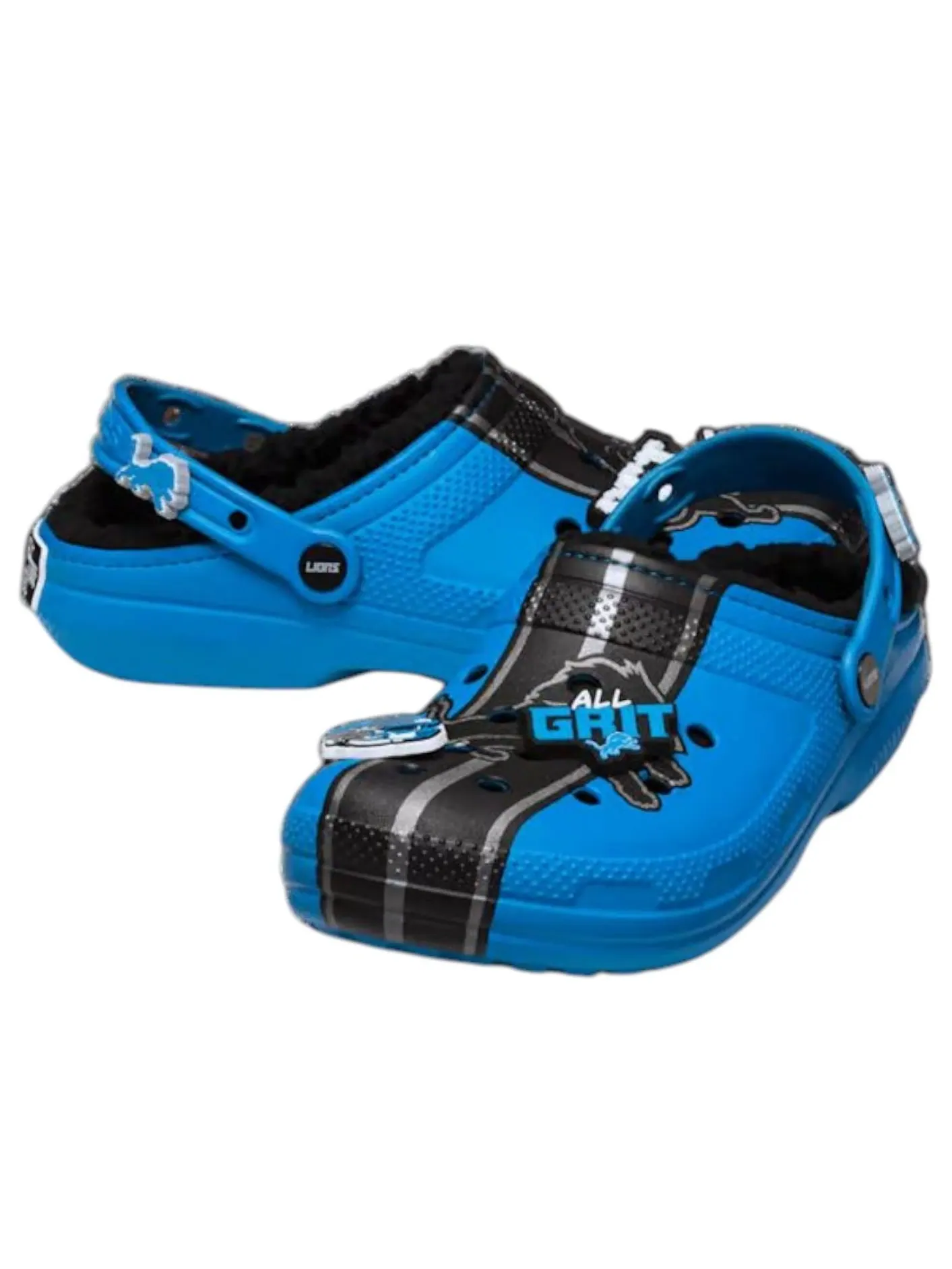 Сабо Crocs x NFL Classic Clogs 'Detroit Lions' — изображение 2 из 5, синий