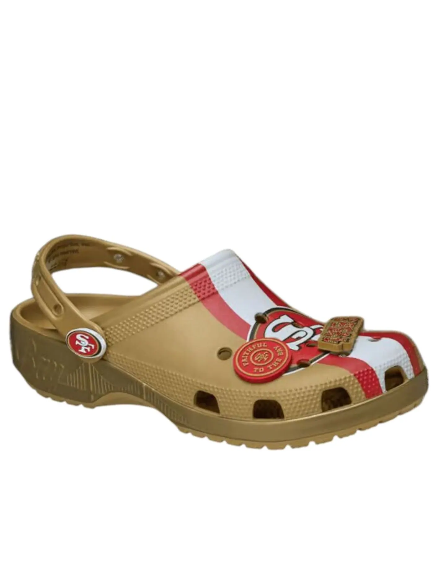 Сабо Crocs x NFL Classic Clogs 'San Francisco 49ers' — изображение 4 из 5, золото