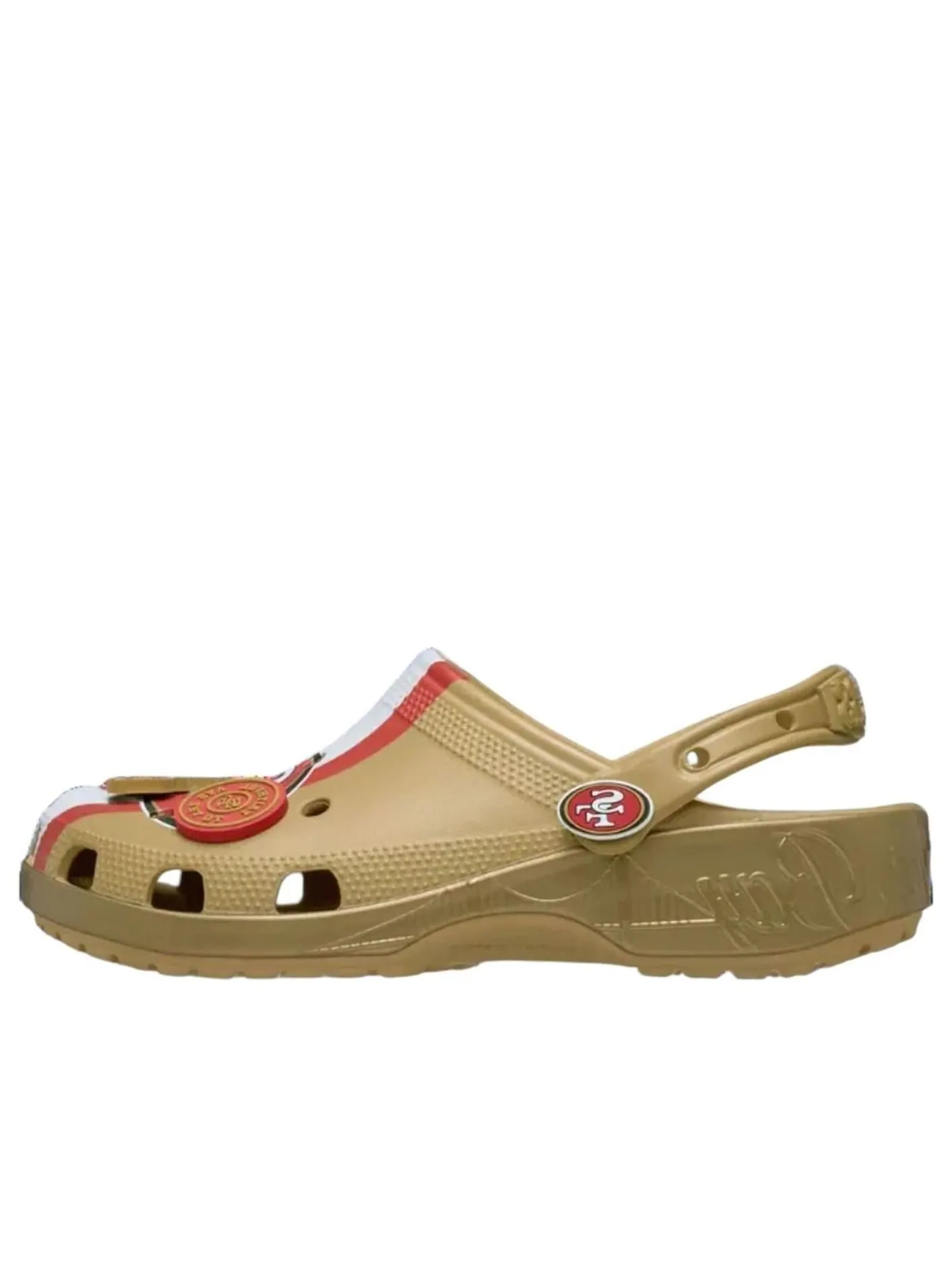 Crocs x NFL Classic Clogs 'San Francisco 49ers' — изображение 1 из 5, золотистый/красный