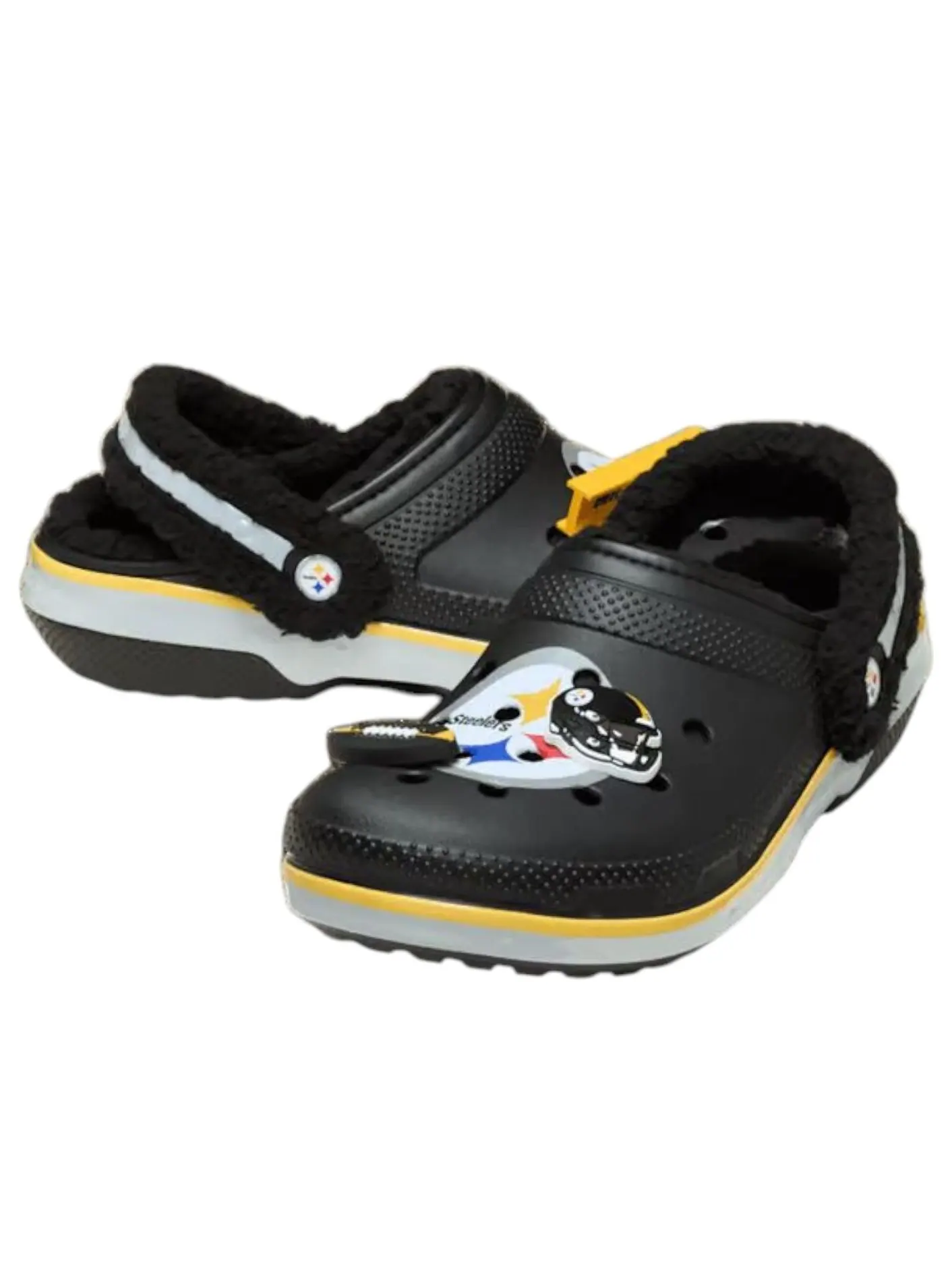 Сабо Crocs x NFL Classic Clog 'Pittsburgh Steelers' — изображение 2 из 5, черный