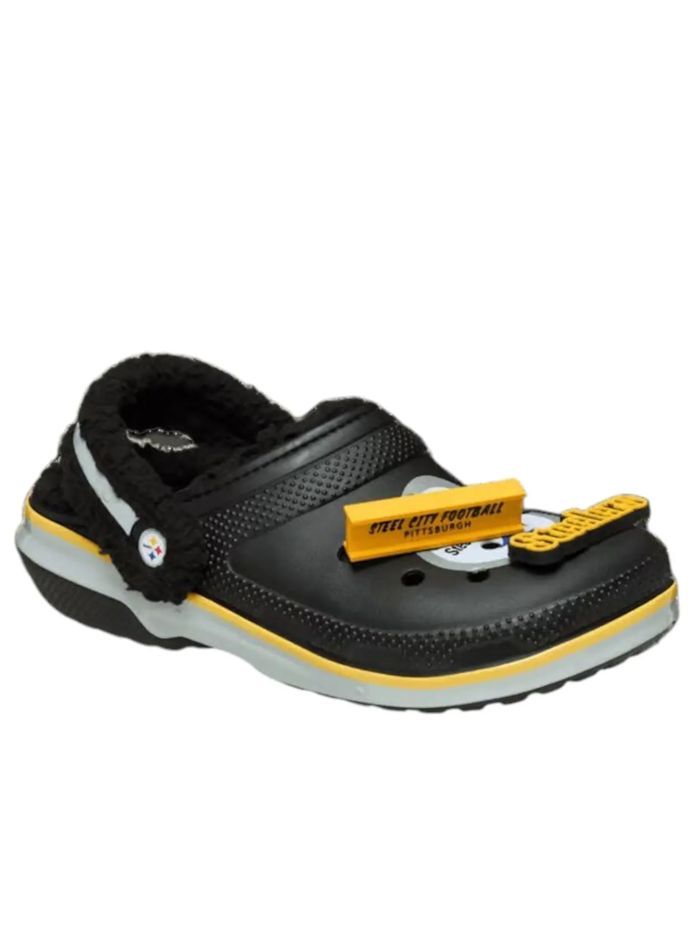 Сабо Crocs x NFL Classic Clog 'Pittsburgh Steelers' — изображение 4 из 5, черный