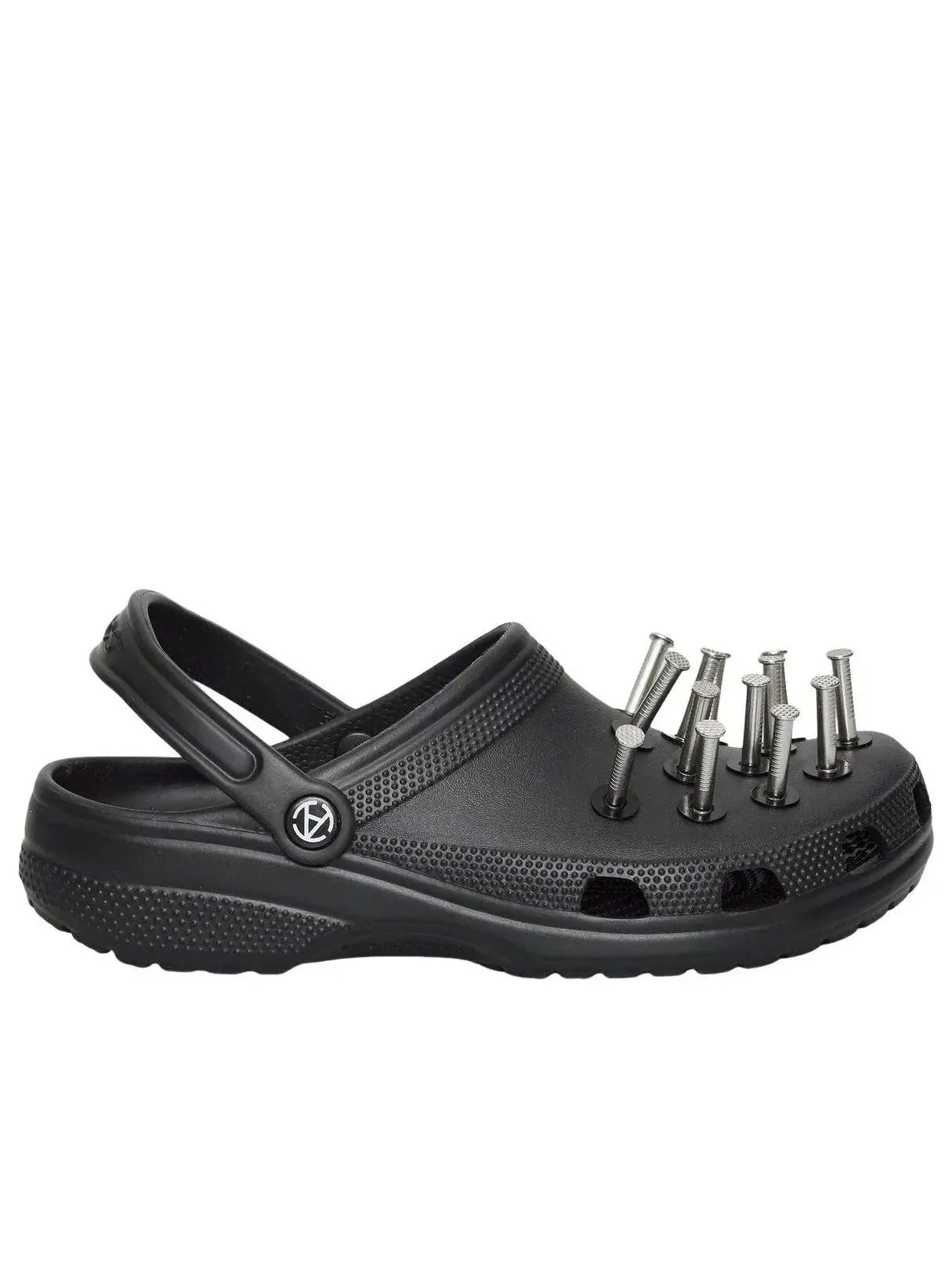 Мужские сандалии с закрытым носком Classic Clog Crocs — изображение 2 из 8, черный