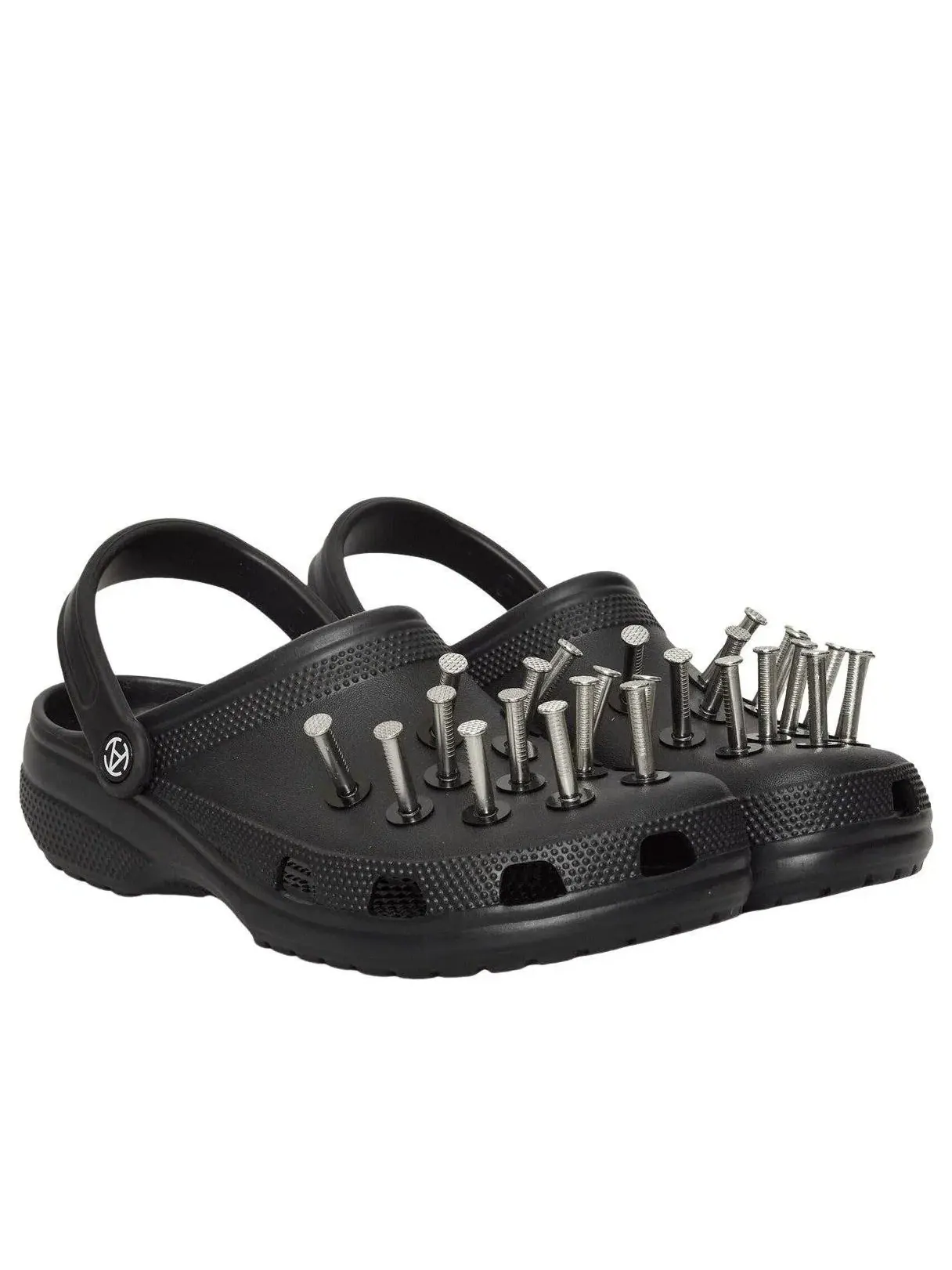 Мужские сандалии с закрытым носком Classic Clog Crocs — изображение 3 из 8, черный