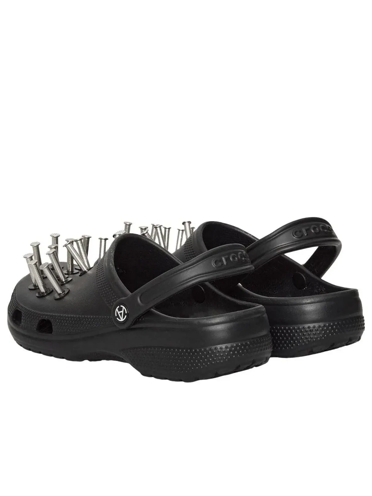 Мужские сандалии с закрытым носком Classic Clog Crocs — изображение 4 из 8, черный