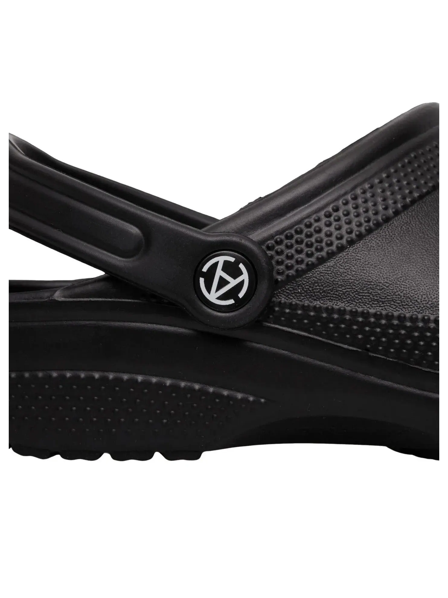 Мужские сандалии с закрытым носком Classic Clog Crocs — изображение 7 из 8, черный