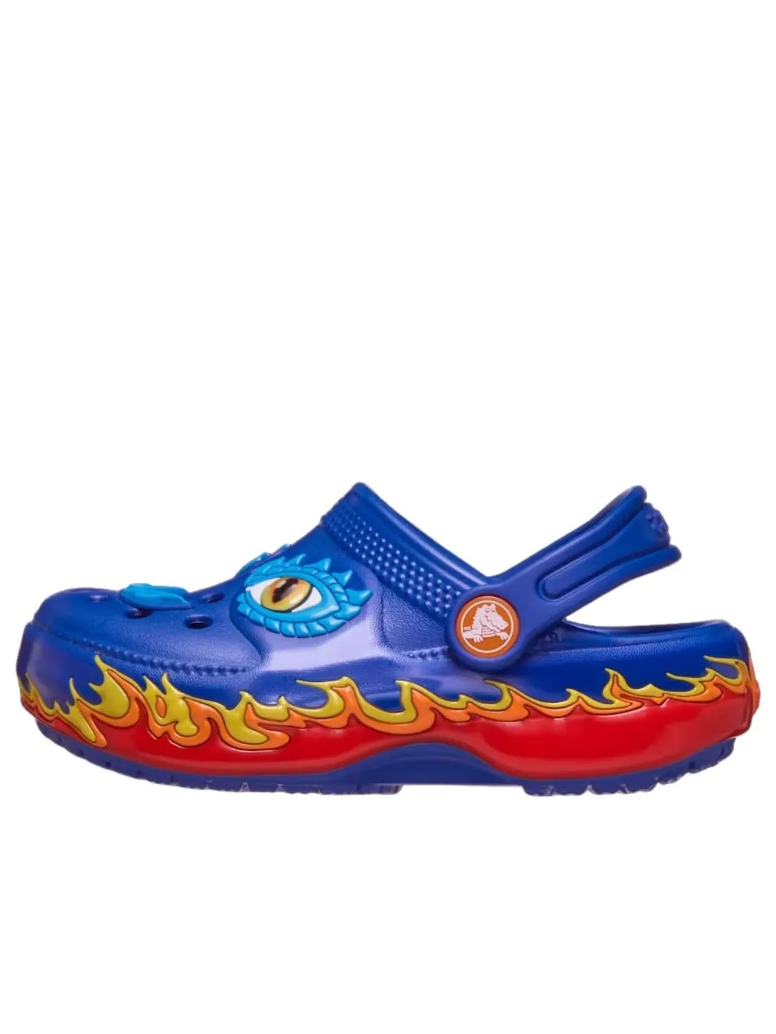 (TD) Crocs Classic IAM Dragon Lights Clog 'Blue Bolt' — изображение 1 из 5, синий/красный