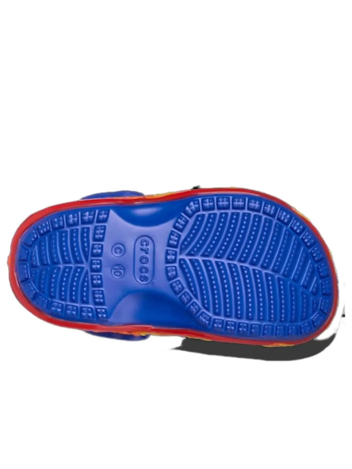 (TD) Crocs Classic IAM Dragon Lights Clog 'Blue Bolt' — изображение 4 из 5, синий/красный