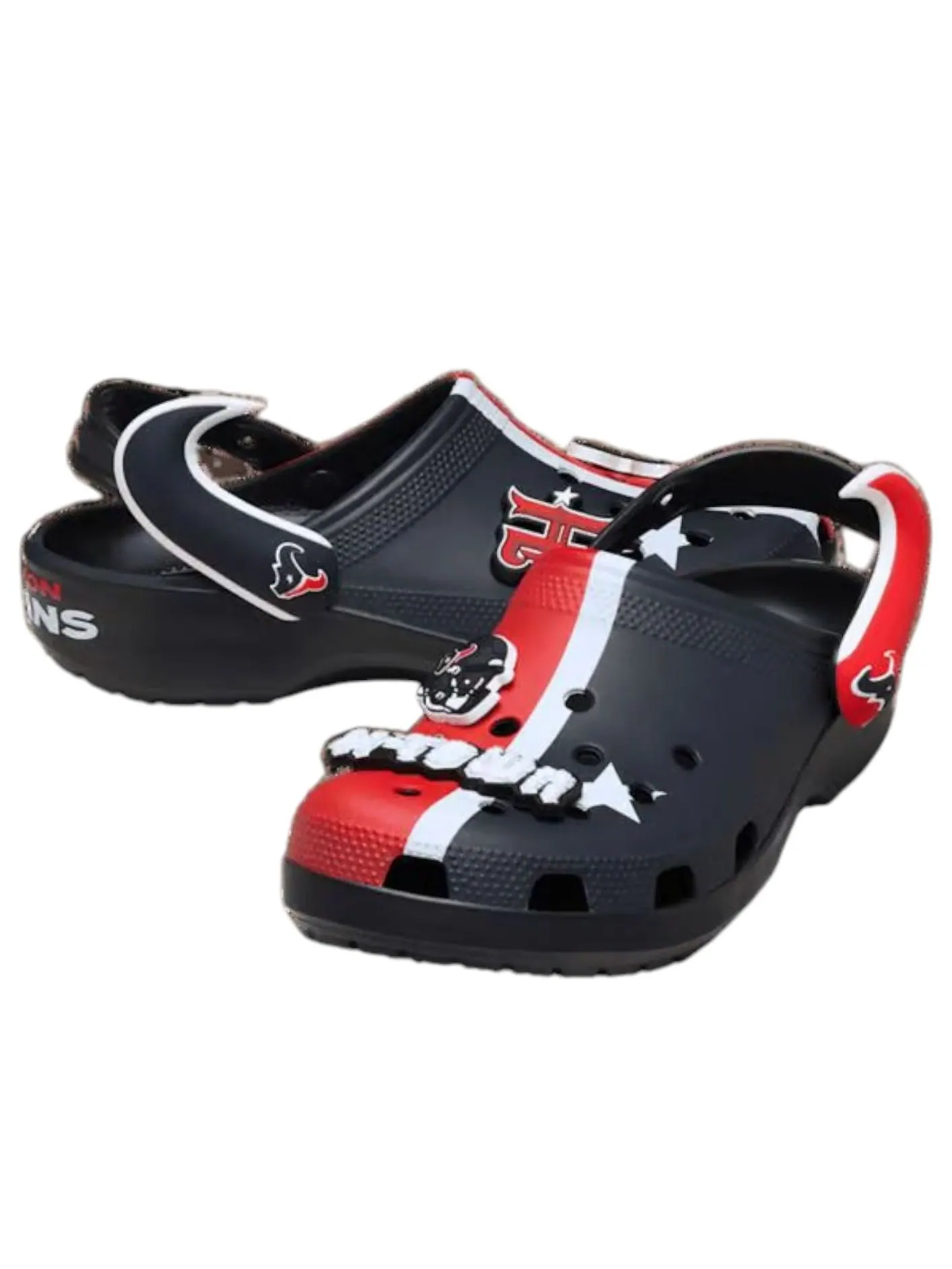 Сабо Crocs x NFL Classic Clog 'Houston Texans' — изображение 2 из 5, черный