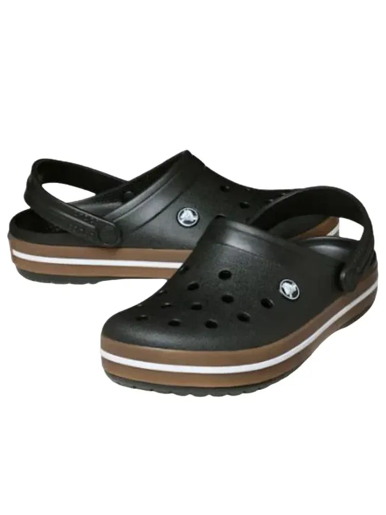 Мужские сандалии с закрытым мысом модель Crocband Clog Crocs — изображение 3 из 6, черный